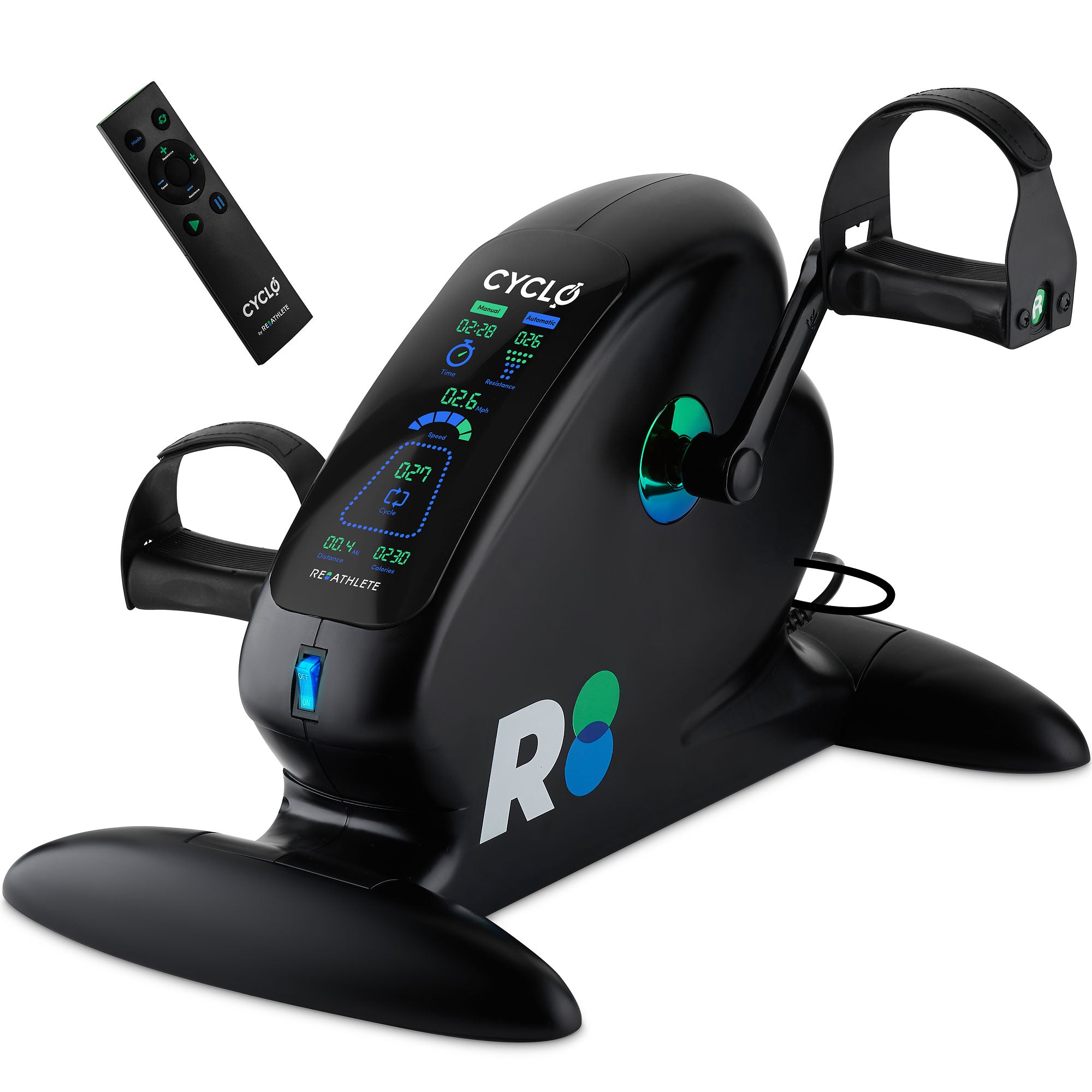 REATHLETE CYCLO Compact Electric Pedal Exerciser for Training and Rehabilitation - Smart-nests