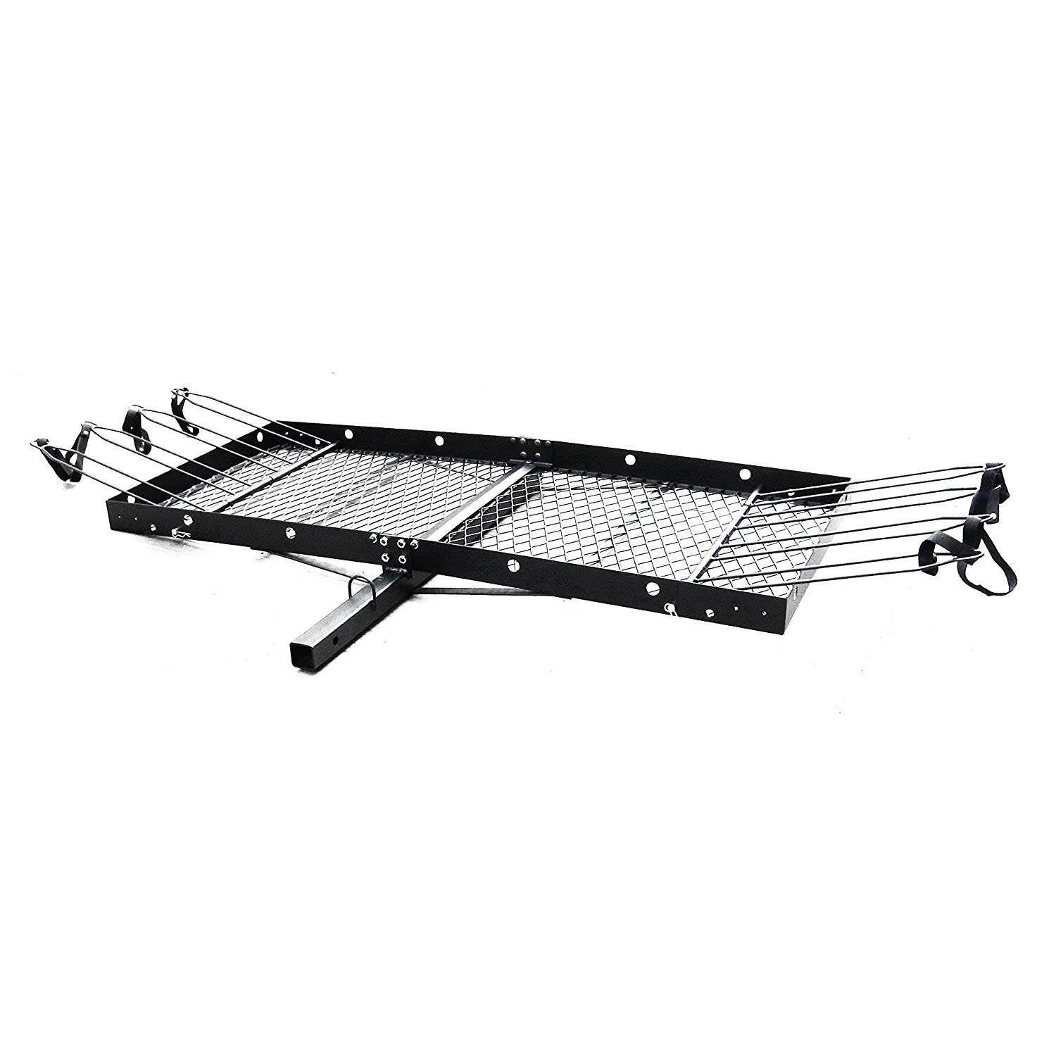 Tow Tuff 62 Inch Steel Cargo Carrier and Bike Rack, Fits All 2 Inch Receivers - Smart-nests