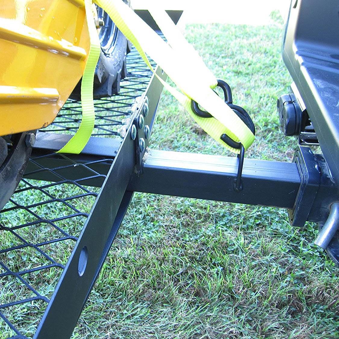 Tow Tuff 62 Inch Steel Cargo Carrier and Bike Rack, Fits All 2 Inch Receivers - Smart-nests