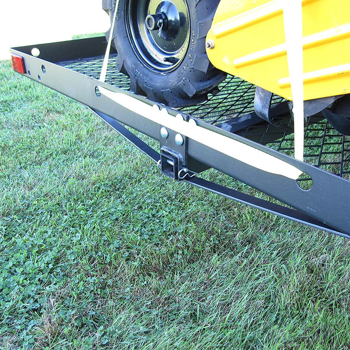 Tow Tuff 62 Inch Steel Cargo Carrier and Bike Rack, Fits All 2 Inch Receivers - Smart-nests