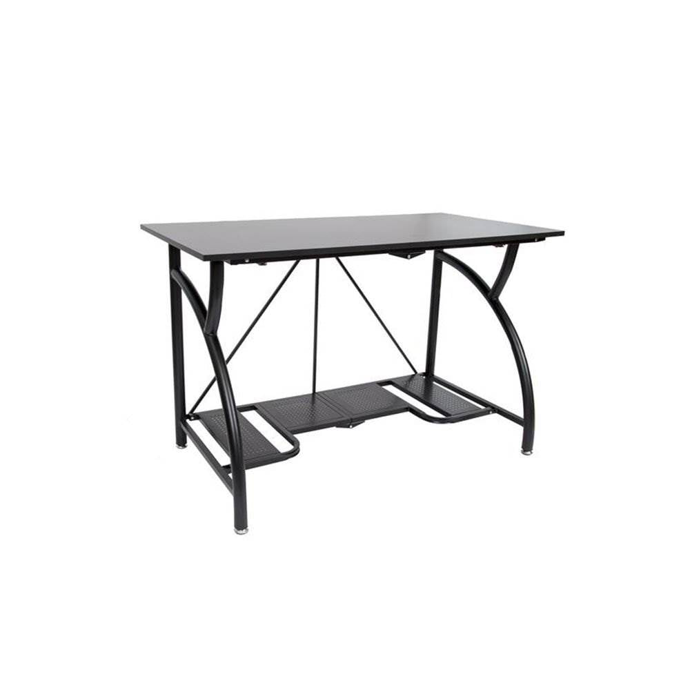 Origami Multi Purpose Folding Wooden Office Computer Furniture Table Desk, Black - Smart-nests