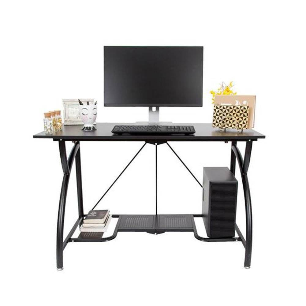 Origami Multi Purpose Folding Wooden Office Computer Furniture Table Desk, Black - Smart-nests