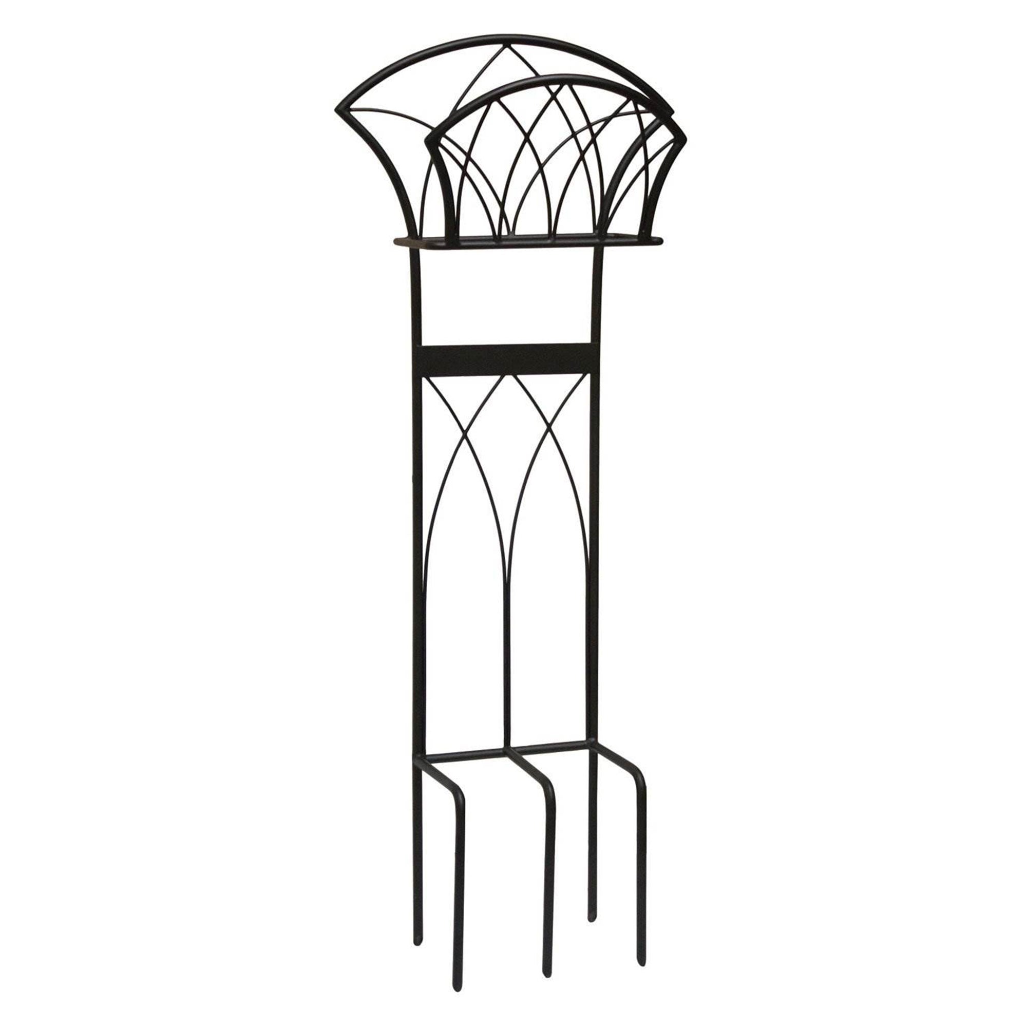 Liberty Garden LBG116 Steel Decorative Garden Hose Stand with Gothic Design - Smart-nests