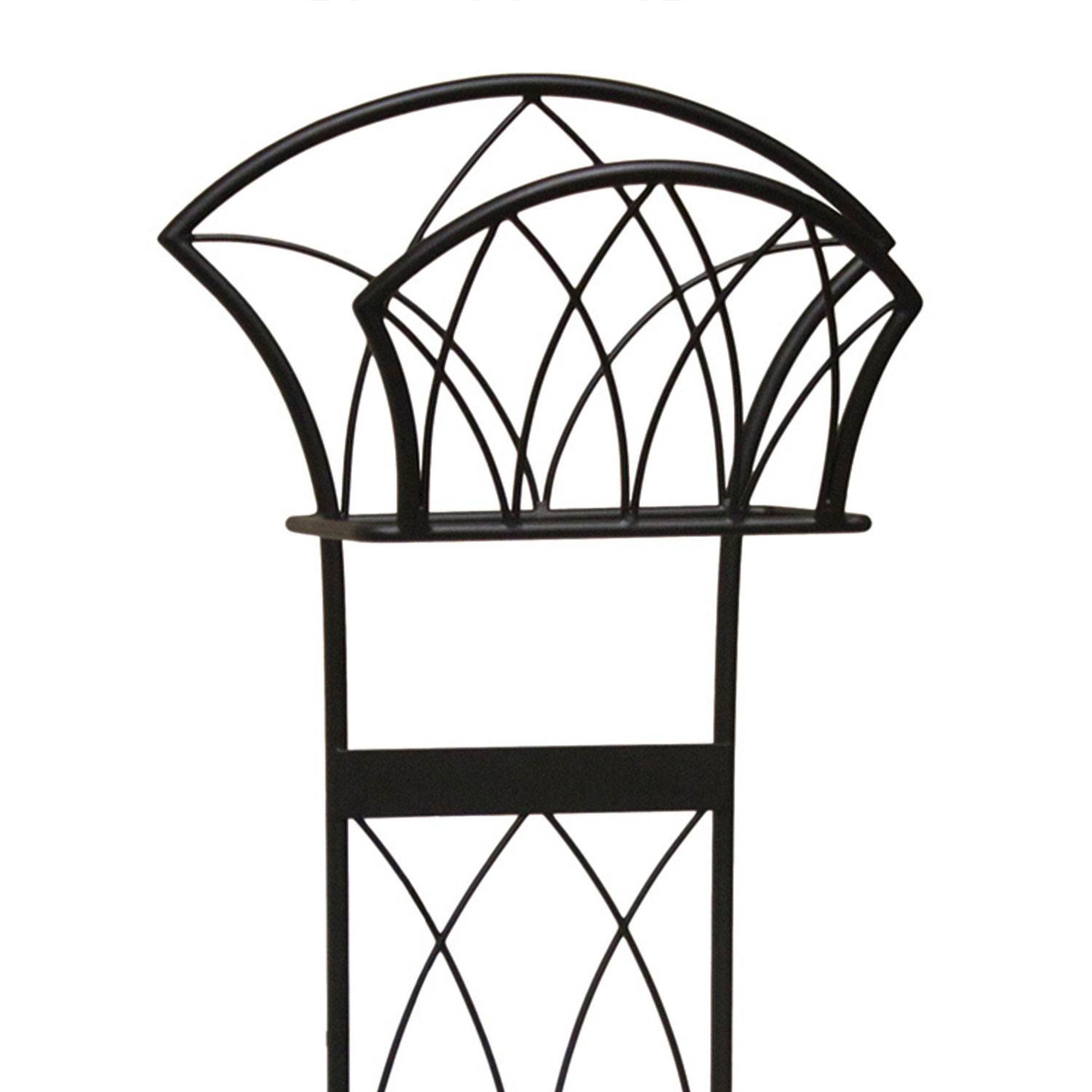 Liberty Garden LBG116 Steel Decorative Garden Hose Stand with Gothic Design - Smart-nests