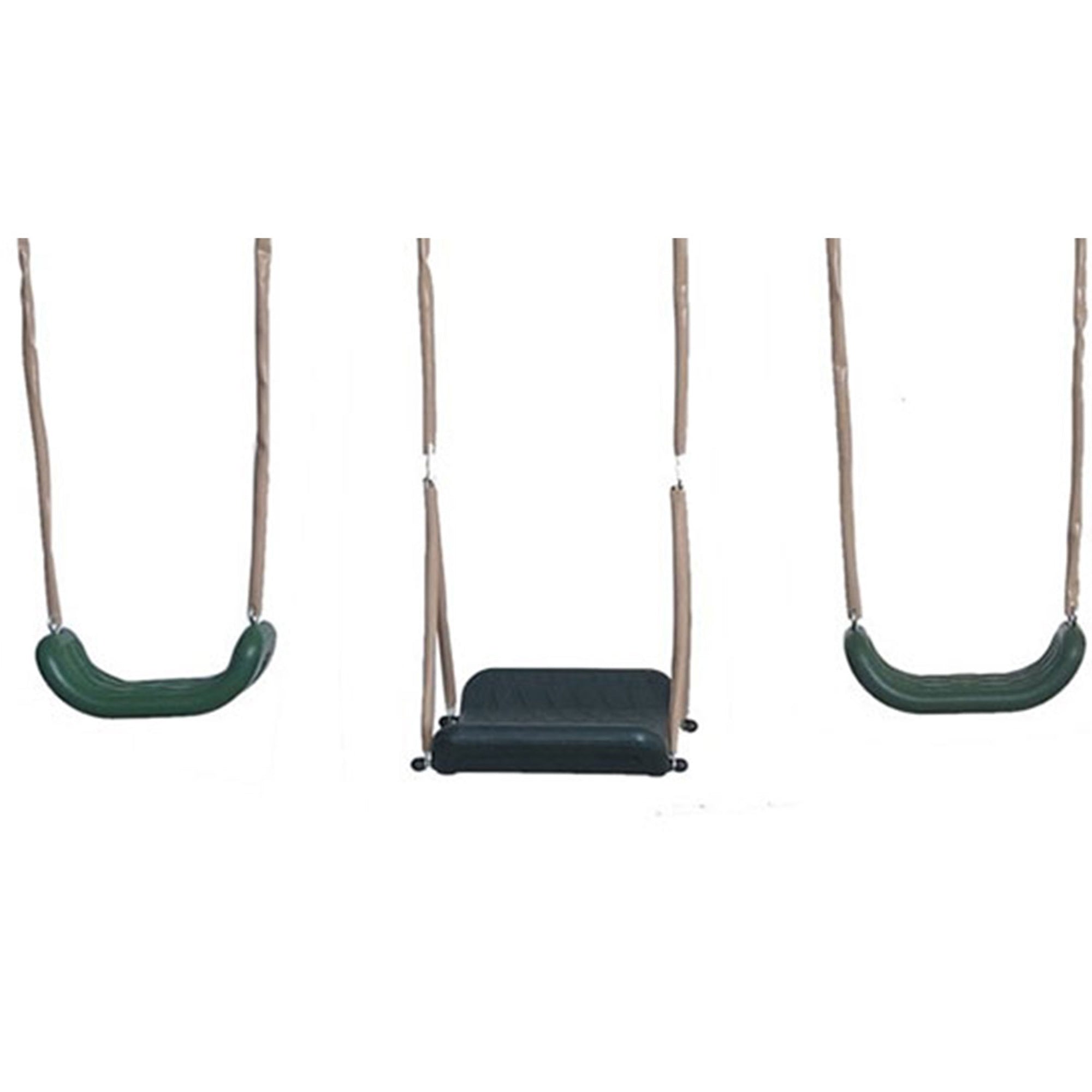 XDP Recreation Crestview Outdoor Swing Set w/ Slide, Glider, 3 Swings, & See Saw - Smart-nests