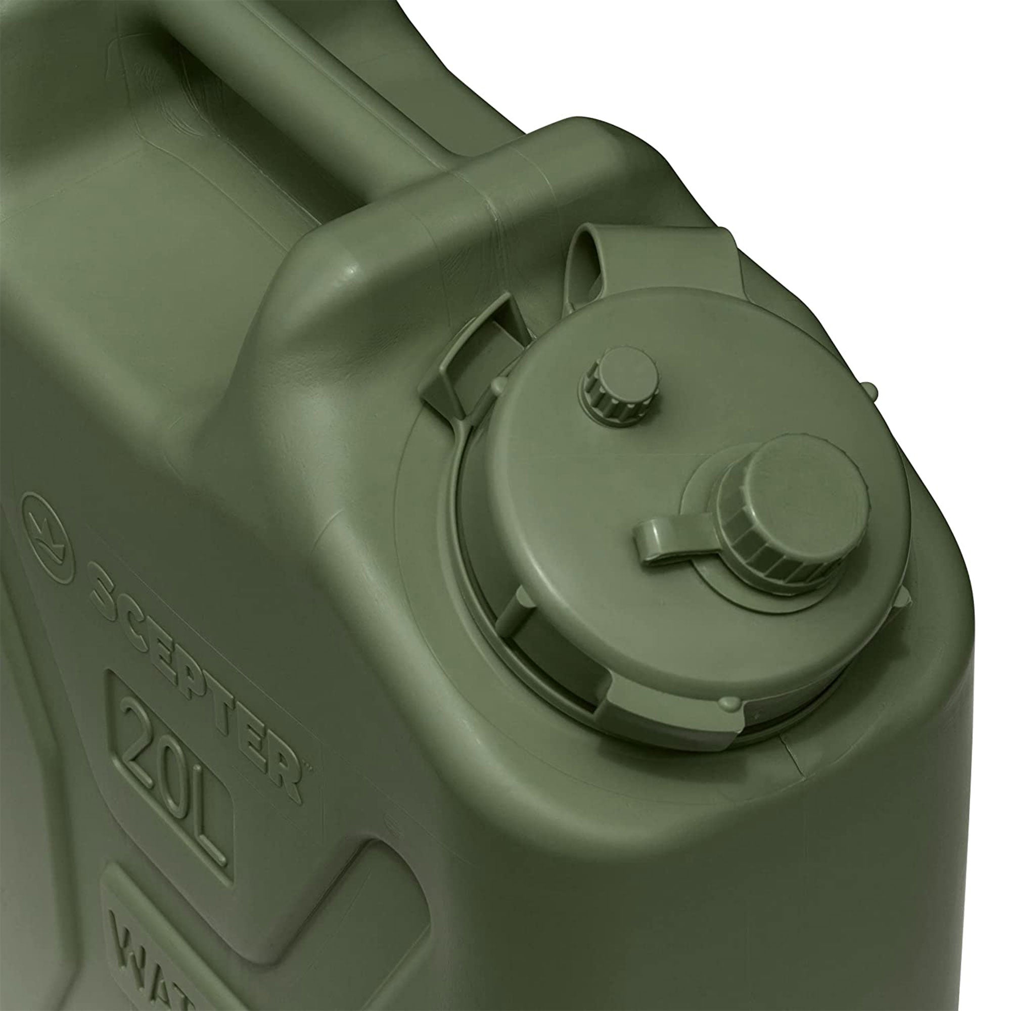 Scepter BPA Durable 5 Gallon 20 Liter Portable Water Storage Container, Green - Smart-nests