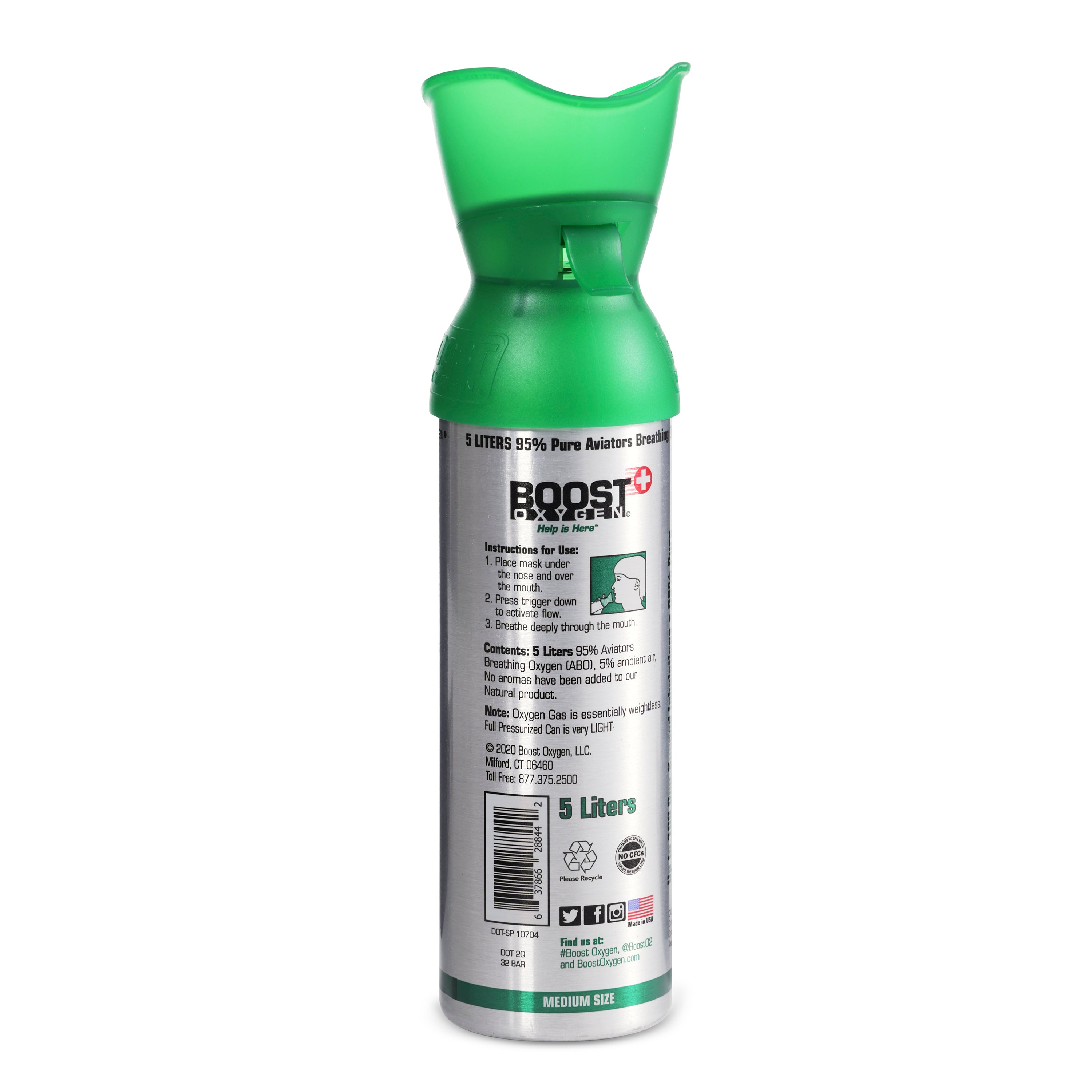 Boost Oxygen 10L Canned Oxygen (2 Pack) & 5L Canned Oxygen (3 Pack), Flavorless - Smart-nests