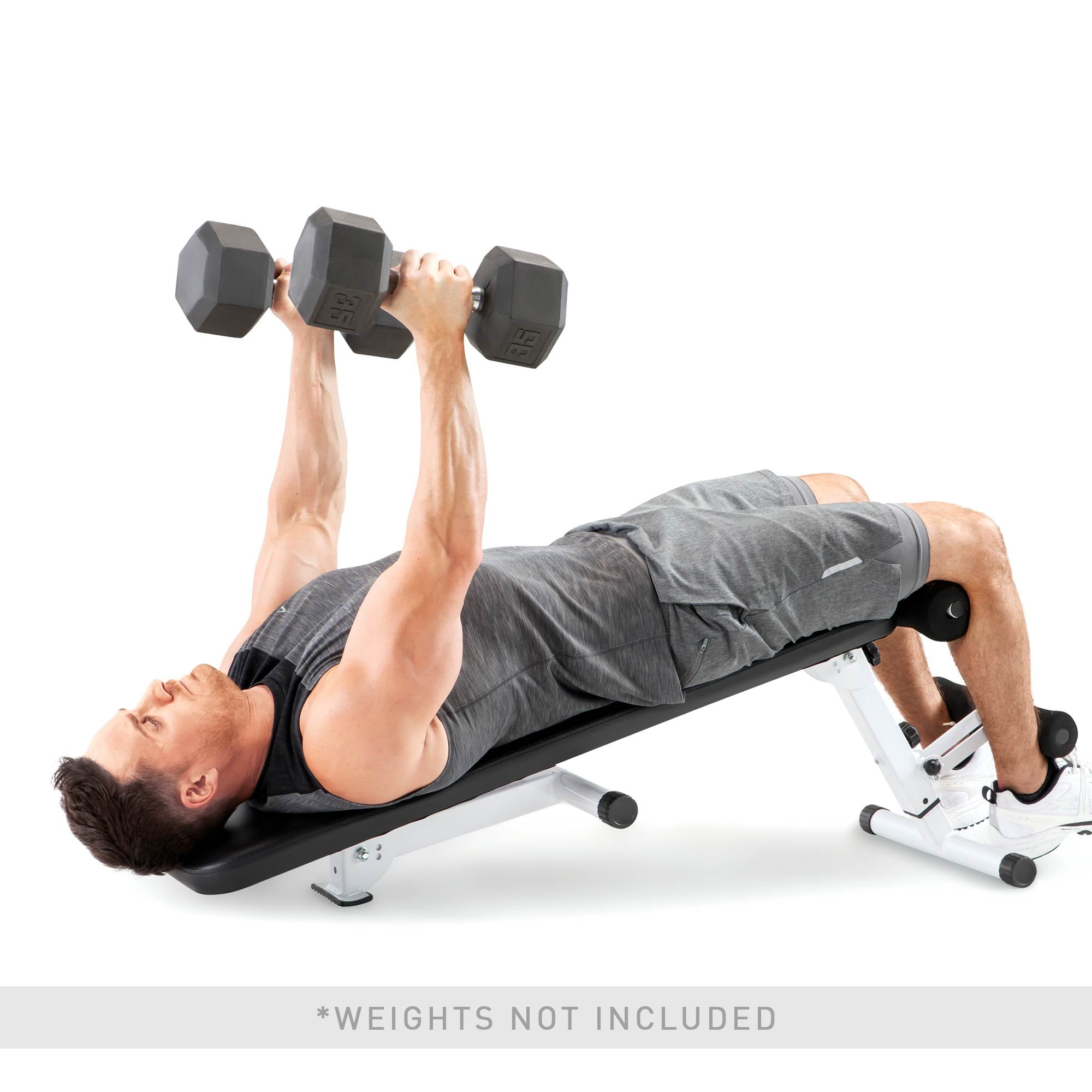 Marcy Pro Adjustable Strength and Weight Training Folding Bench for Home Gyms - Smart-nests