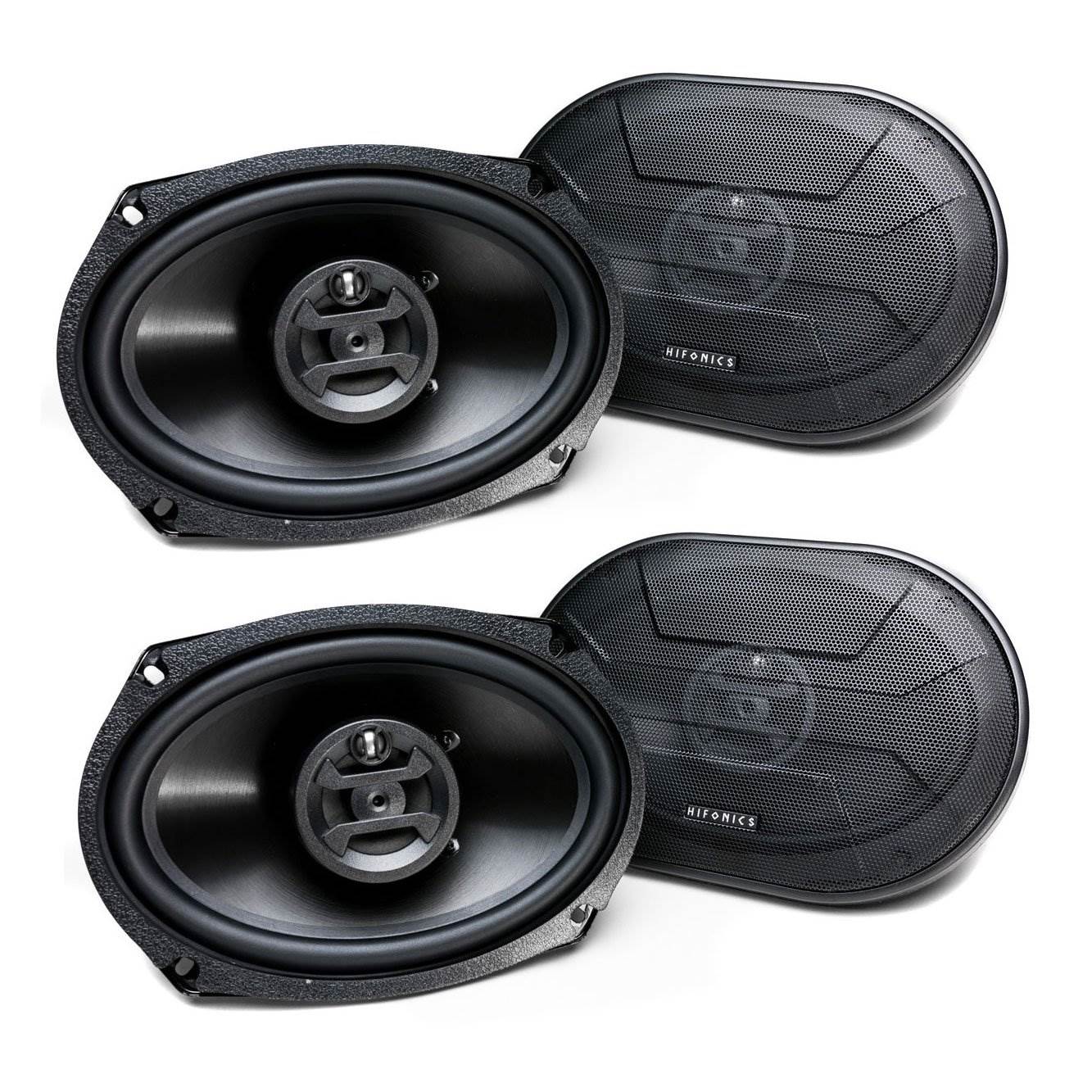 Hifonics Zeus 800 Watt 6 x 9 Inch 3 Way Car Audio Coaxial Speakers, 2 Pairs - Smart-nests