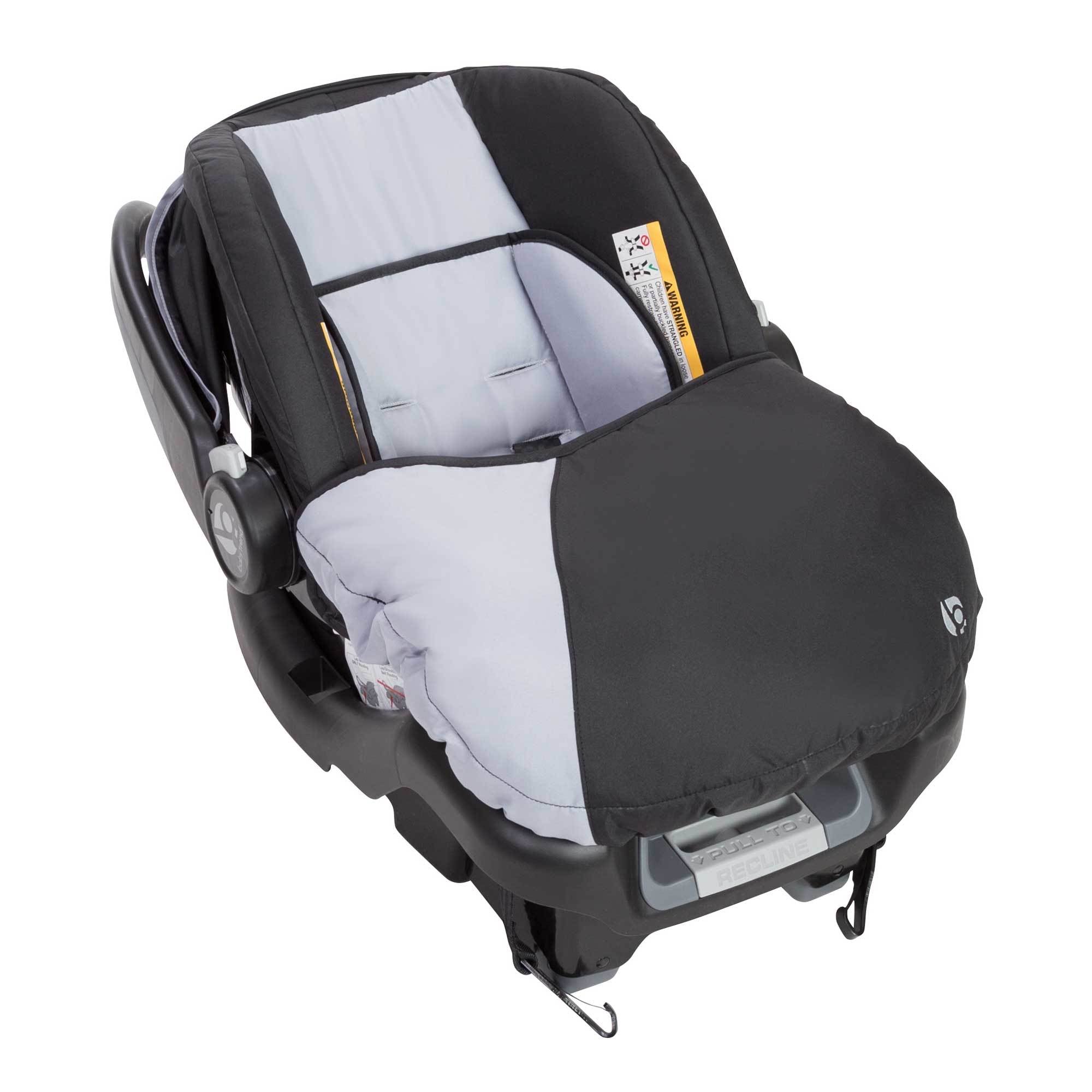 Baby Trend Ally Baby Infant Car Seat Travel System with Cover, 2-Pack, Stormy - Smart-nests