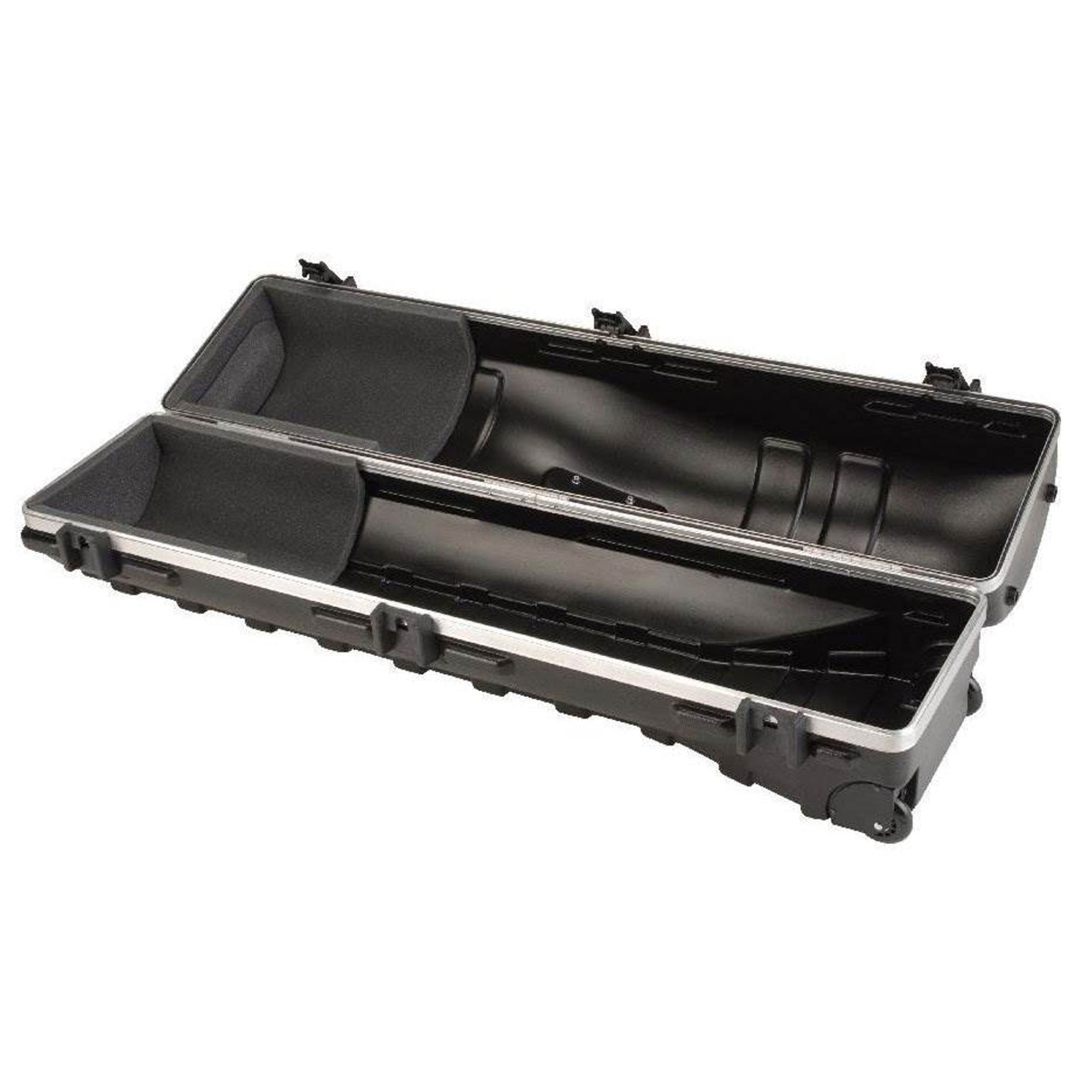 SKB Cases ATA Deluxe Hard Plastic Storage Wheeled Golf Bag Travel Case (2 Pack) - Smart-nests