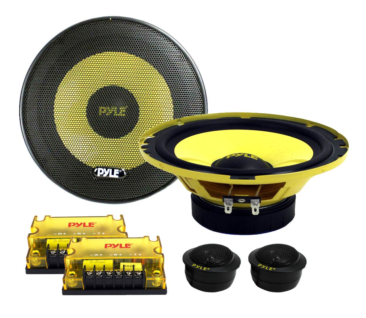 PYLE PLG6C 6.5" 400W 2 Way Car Audio Component Speakers Set Power System - Smart-nests