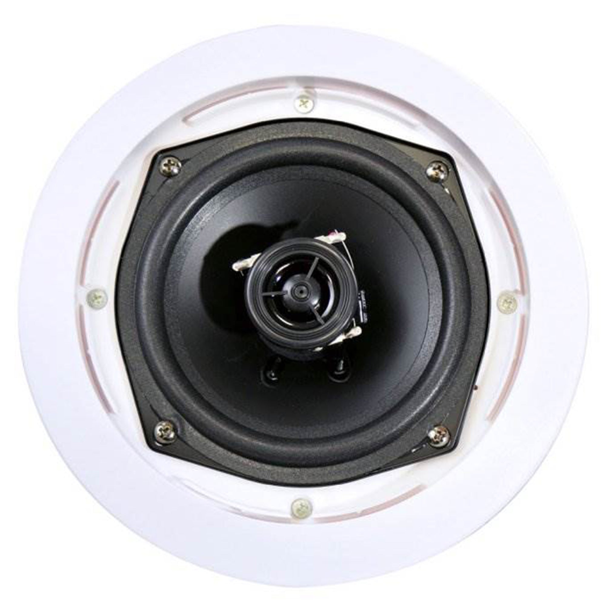 PYLE PDIC61RD 200W 6.5'' Round Flush Mount In-Wall/Ceiling Home Speakers, 2 Pack - Smart-nests