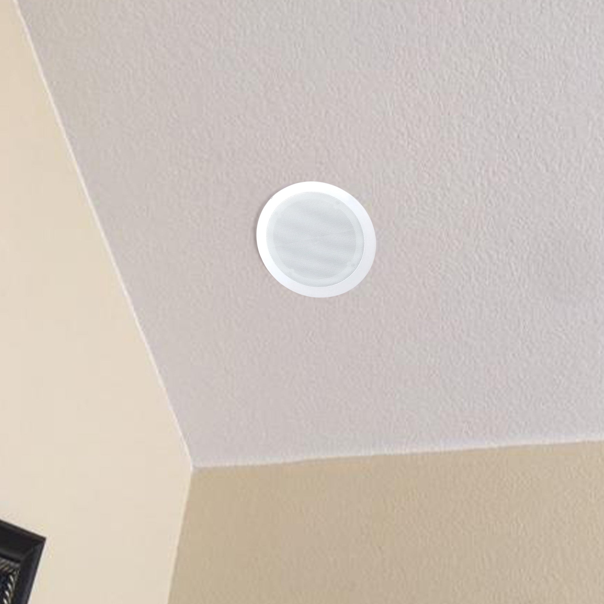 PYLE PDIC61RD 200W 6.5'' Round Flush Mount In-Wall/Ceiling Home Speakers, 2 Pack - Smart-nests