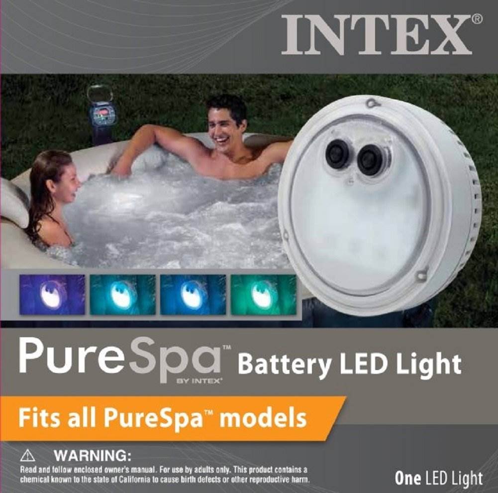 Intex PureSpa Light for Bubble Spa Hot Tub + S1 Replacement Cartridges (12 Pack) - Smart-nests