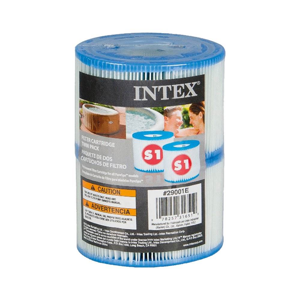 Intex PureSpa Light for Bubble Spa Hot Tub + S1 Replacement Cartridges (12 Pack) - Smart-nests