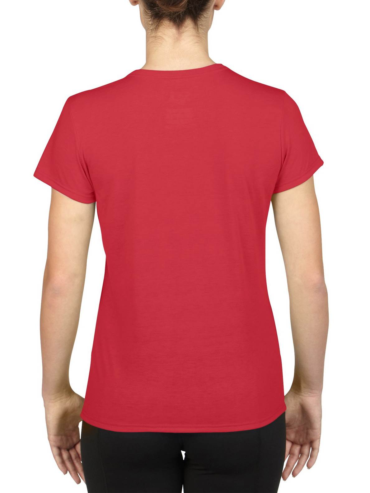 Gildan Missy Fit Womens XS Adult Performance Short Sleeve T-Shirt, Red (2 Pack) - Smart-nests