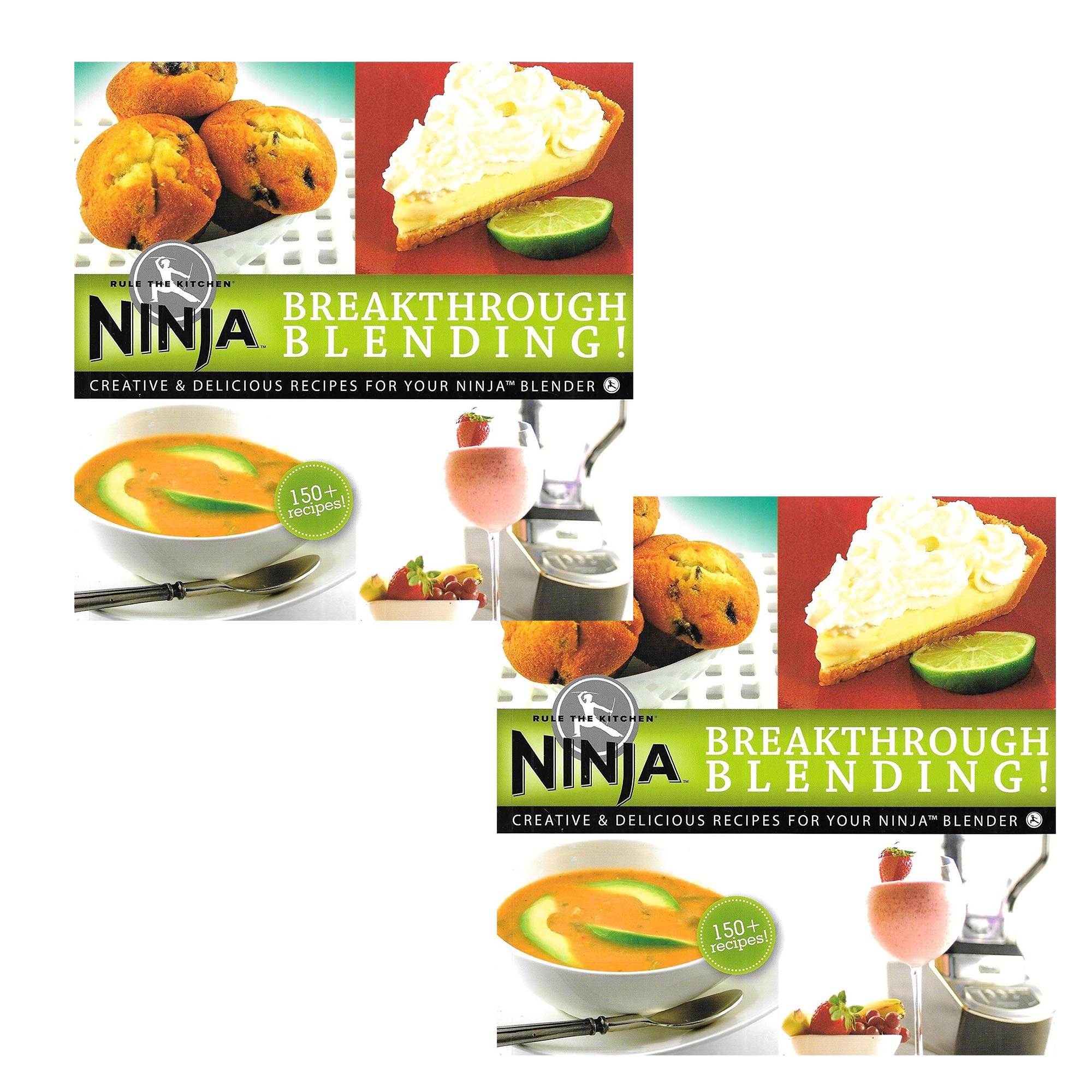 Ninja Blender Breakthrough Blending 150 Recipe Kitchen Cookbook by Ninja (2 Pack) - Smart-nests