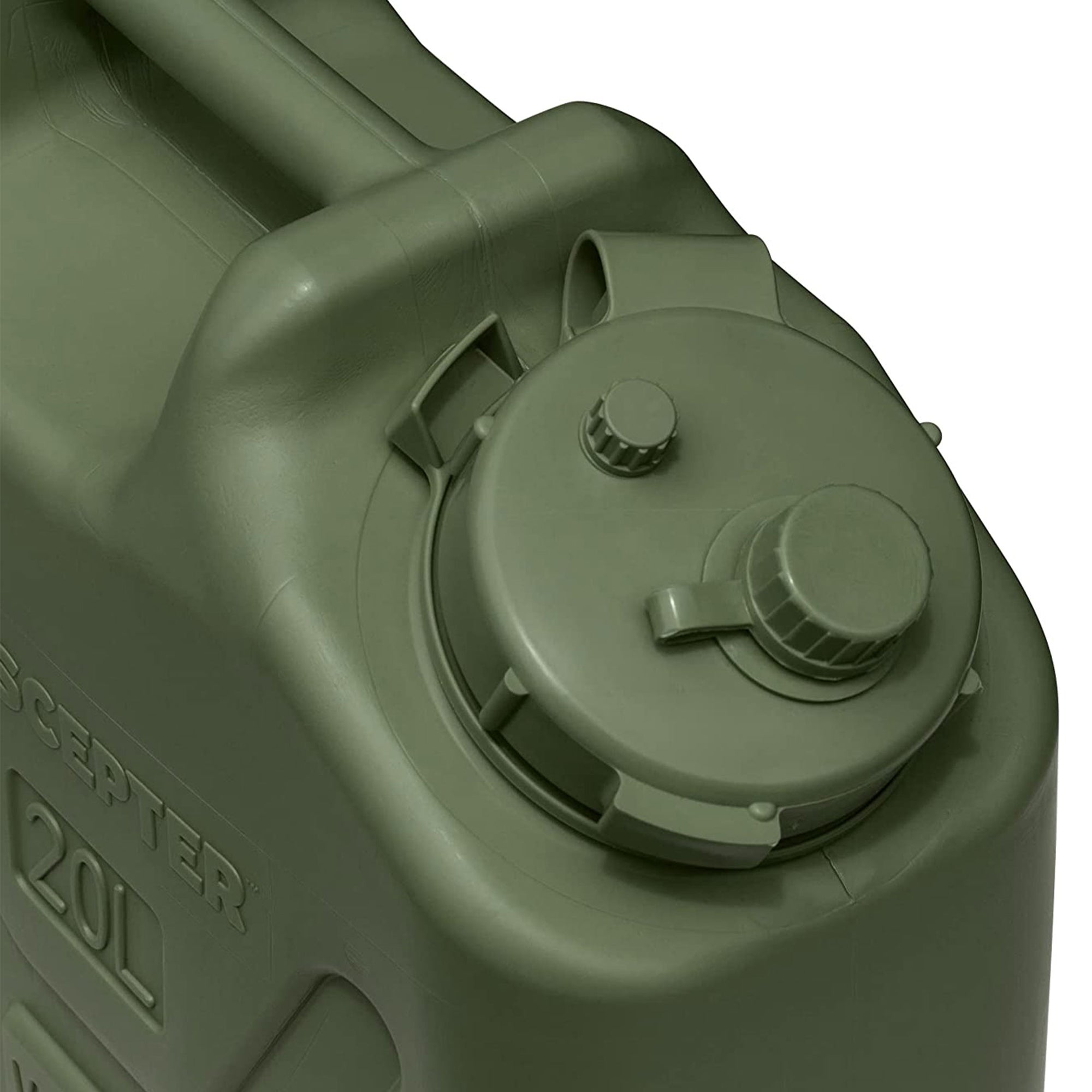 Scepter BPA Durable 5 Gallon Portable Water Storage Container, Green (2 Pack) - Smart-nests