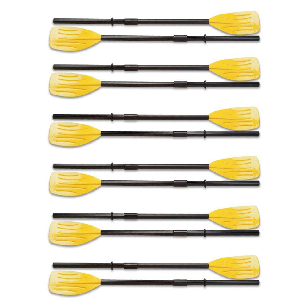 Intex Set of 48" Paddles Inflatable Boat Ribbed French Oars (12 Pack) - Smart-nests