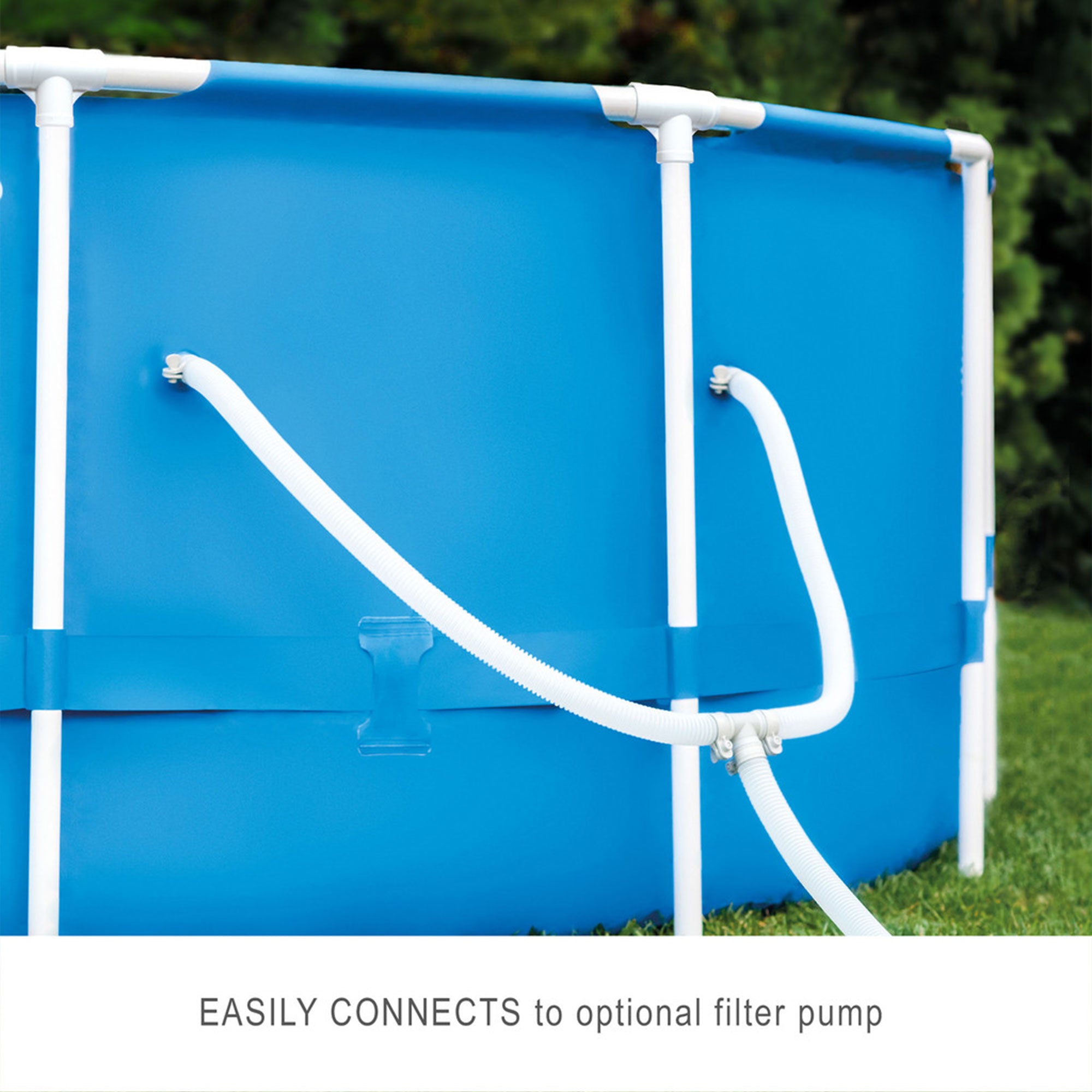 Intex 28210EH 12 Foot x 30 Inch Above Ground Swimming Pool (Pump Not Included) - Smart-nests