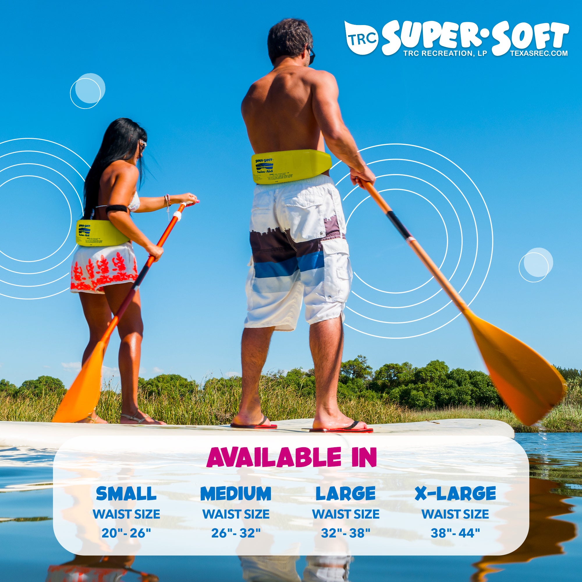TRC Recreation Super Soft Medium Promotional Swim Aid Water Ski Buoyancy Belt