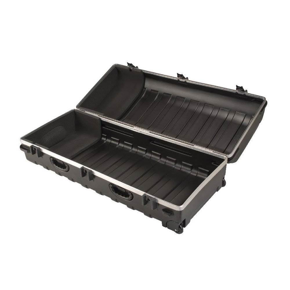 SKB Cases Double ATA Standard Hard Plastic Wheeled Golf Bag Travel Case (2 Pack) - Smart-nests
