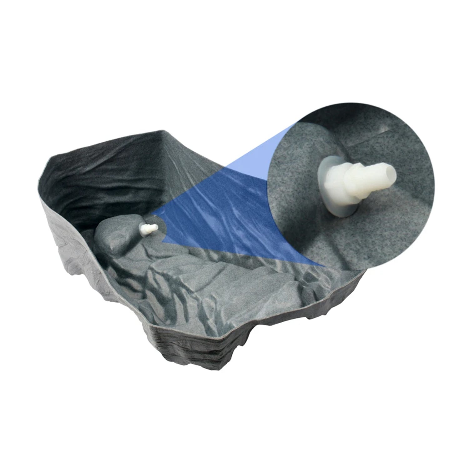Algreen ALG91959 Tranquility Outdoor Preformed Water Garden Pond Waterfall - Smart-nests