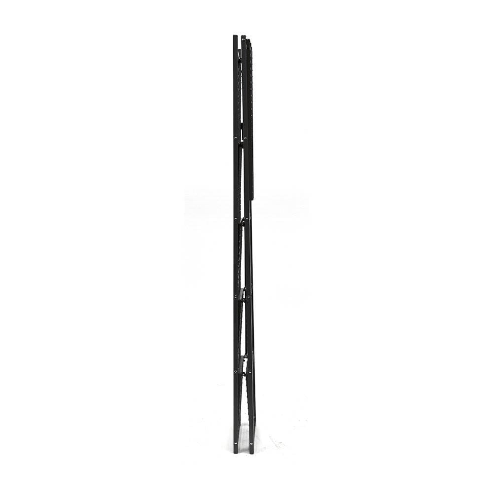 Origami 6 Shelf Bookcase Open Organizer Freestanding Living Room Shelves, Black - Smart-nests