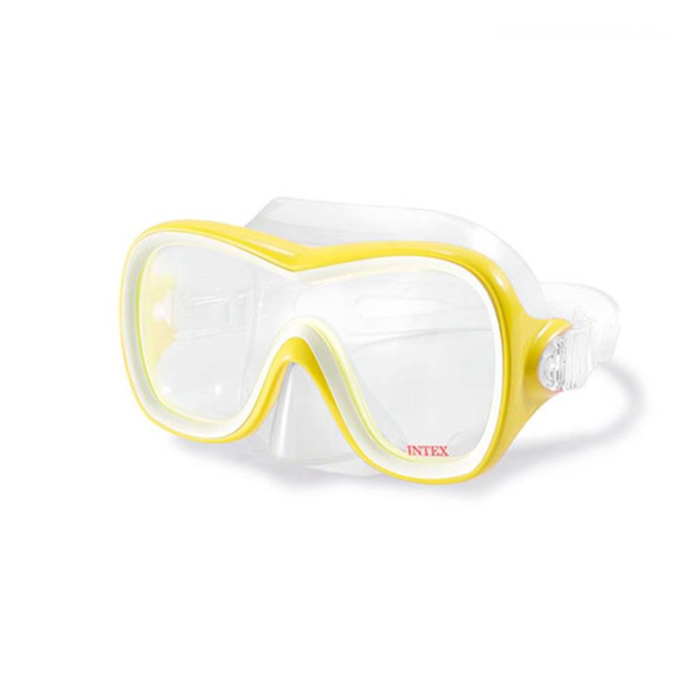 Intex Wave Rider Hypoallergenic Latex Free Mask & Easy Flow Snorkel Set (2 Pack) - Smart-nests