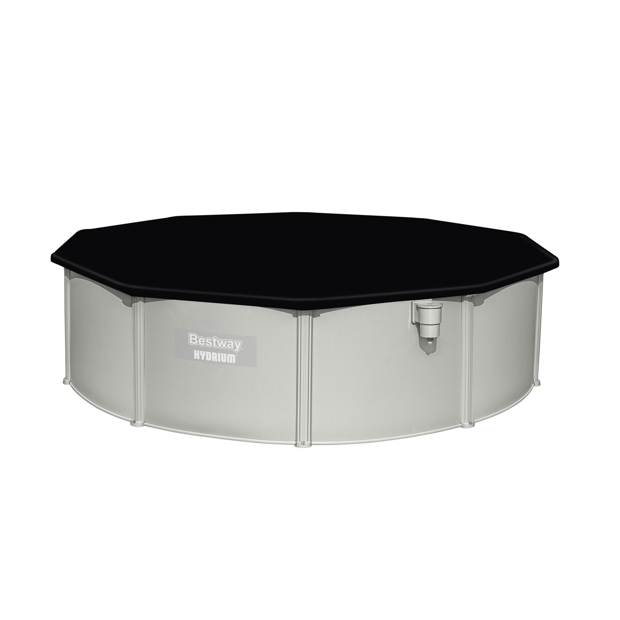 Bestway Round PVC 16' Pool Cover for Above Ground Pro Frame Pools (Cover Only) - Smart-nests