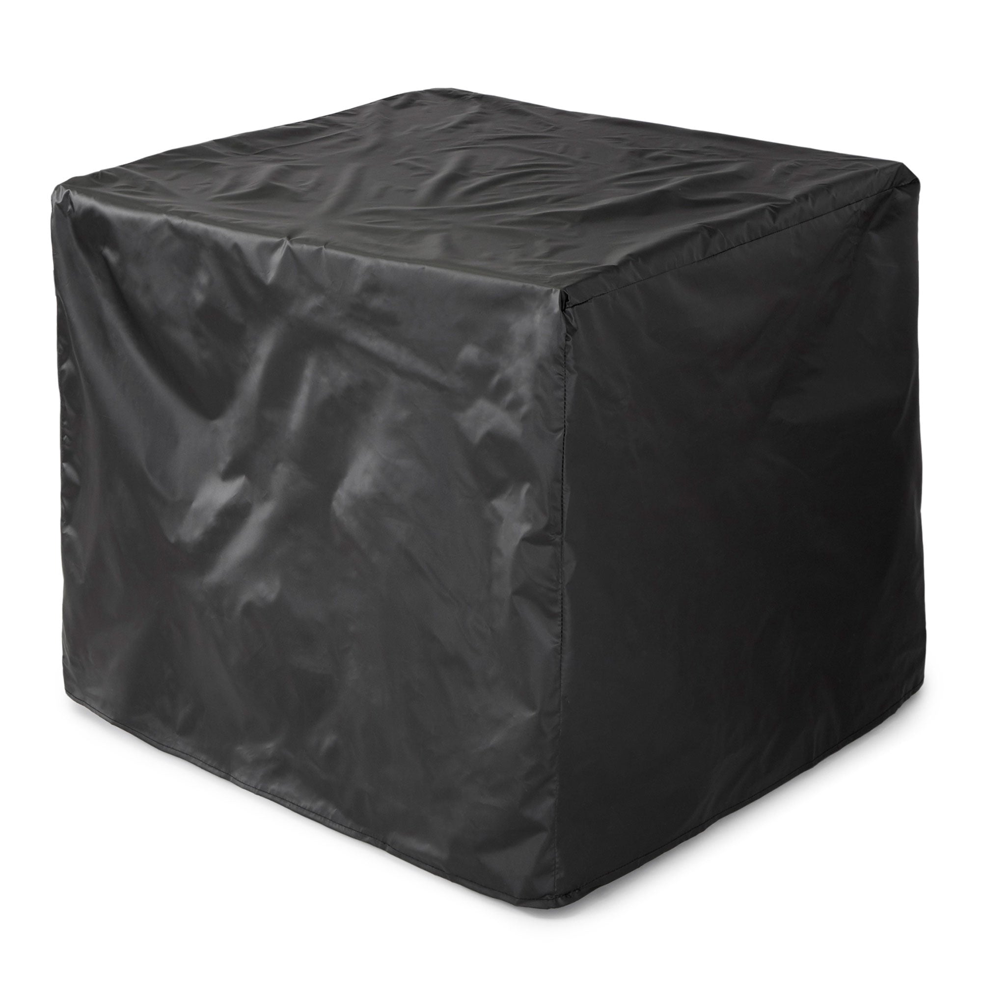 Endless Summer Outdoor Fire Pit Table with Faux Marble Finish, Black Glass - Smart-nests