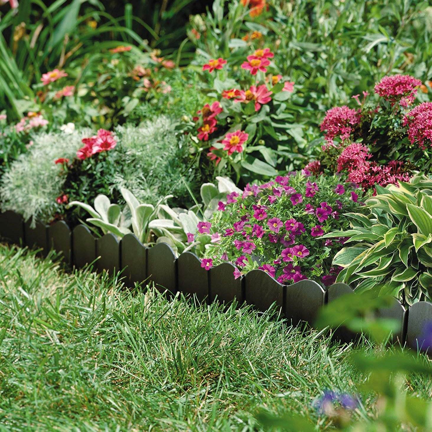 Suncast Quick Edge Interlocking Landscape Edging, 6 Inch Sections (320 Pack) - Smart-nests