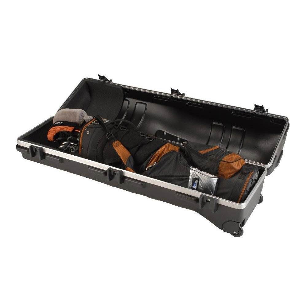 SKB Cases Deluxe ATA Standard Hard Shell Plastic Storage Wheeled Golf Carrier - Smart-nests