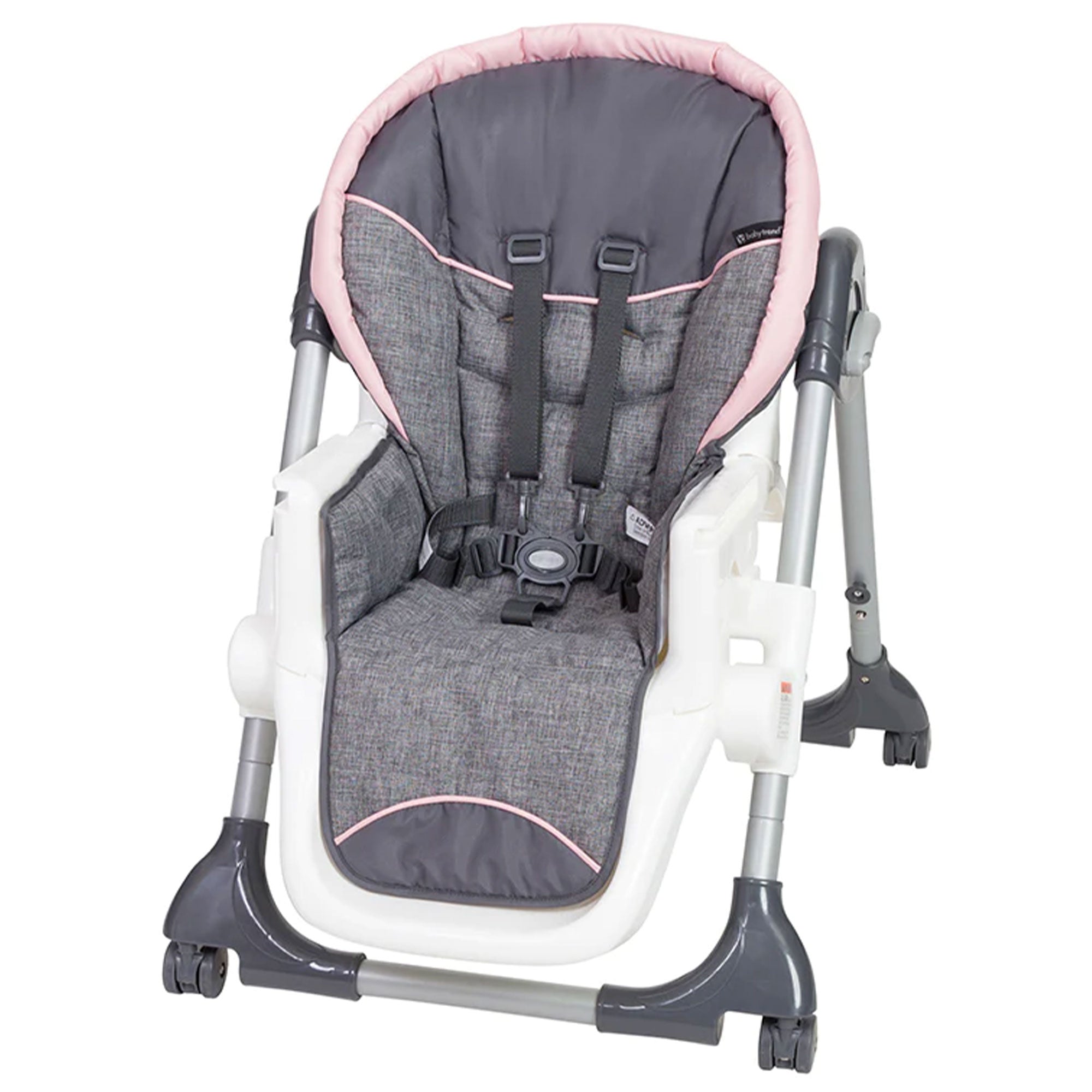 Baby Trend Dine Time 3-in-1 Baby and Toddler Feeding High Chair, Starlight Pink - Smart-nests