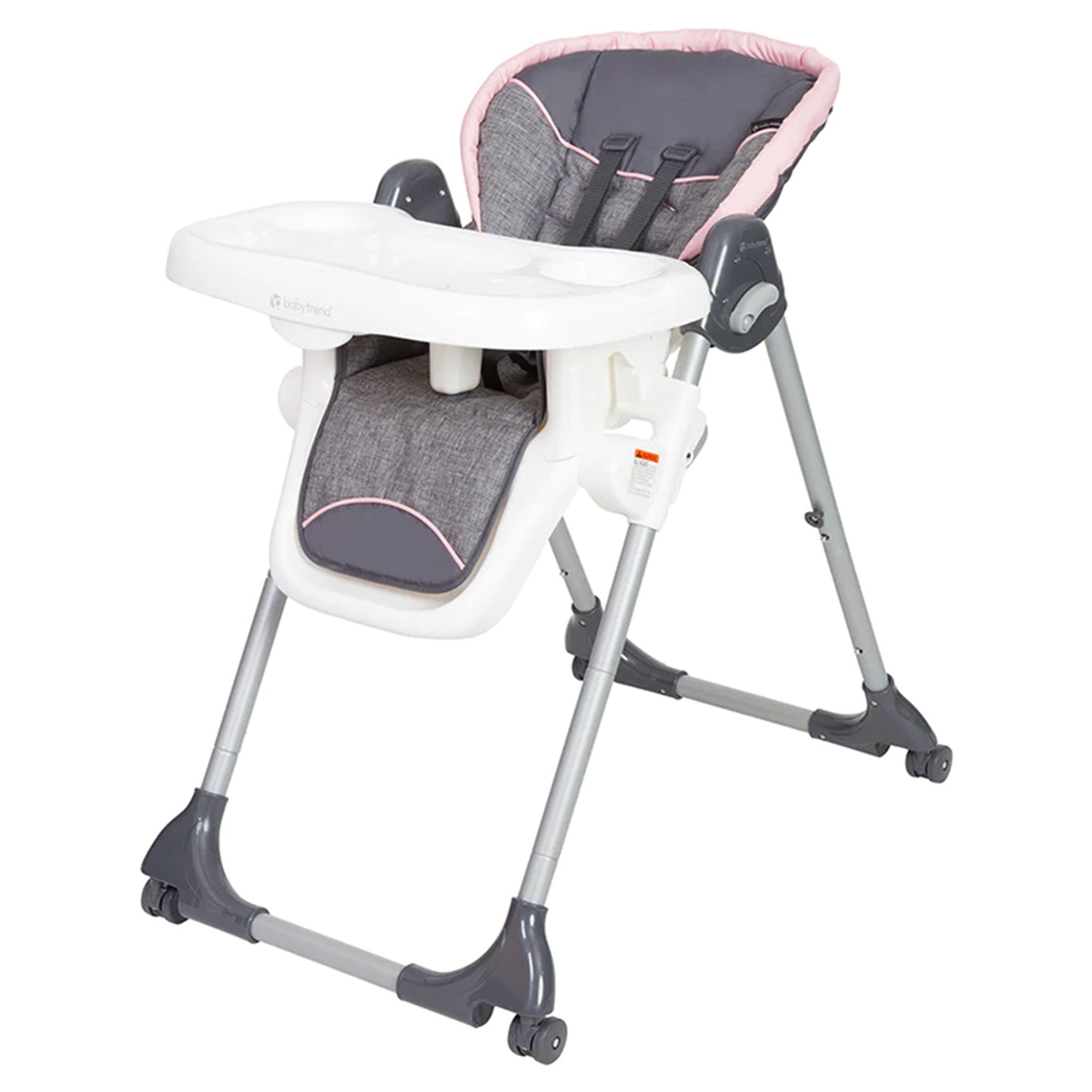 Baby Trend Dine Time 3-in-1 Baby and Toddler Feeding High Chair, Starlight Pink - Smart-nests