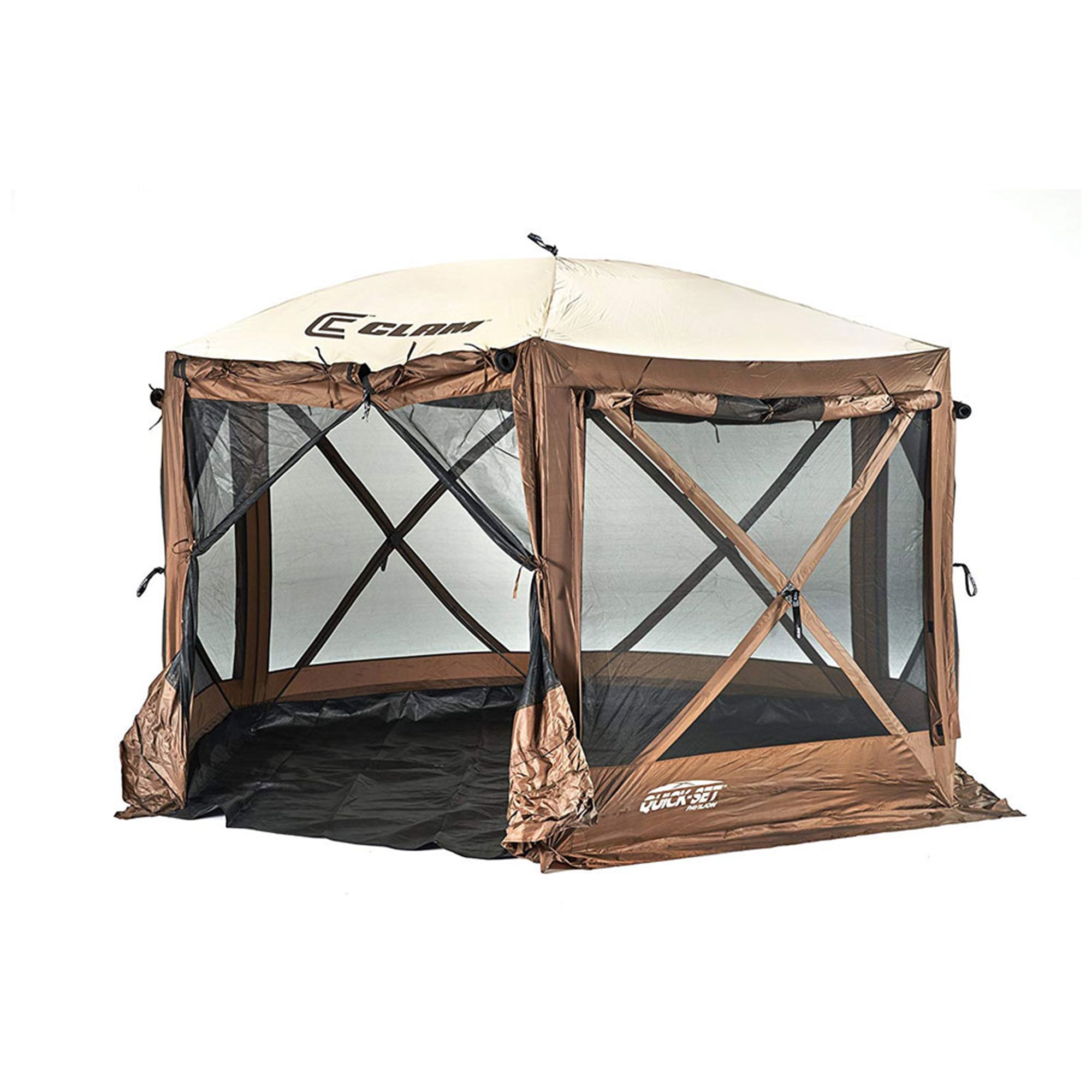 CLAM 150"x150" Quick-Set Floor Tarp Mat for Pavilion Camper Shelter, Floor Only - Smart-nests