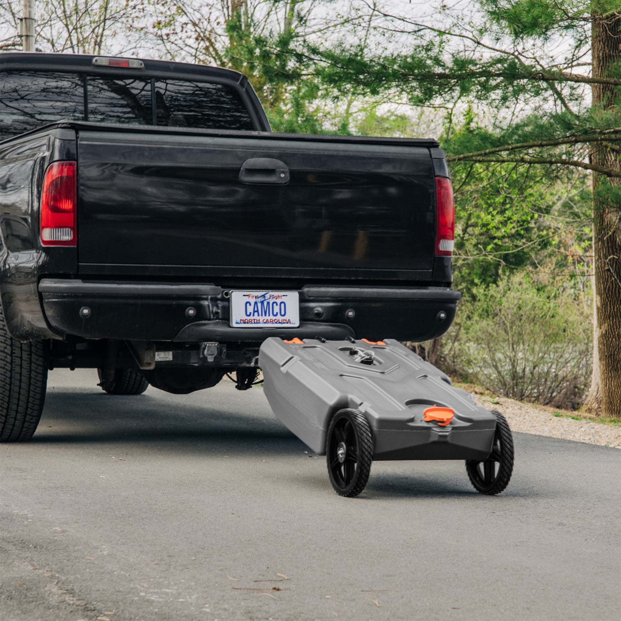 Camco 39004 Rhino Portable 28 Gallon RV Waste Tank Holding Hose and Accessories - Smart-nests