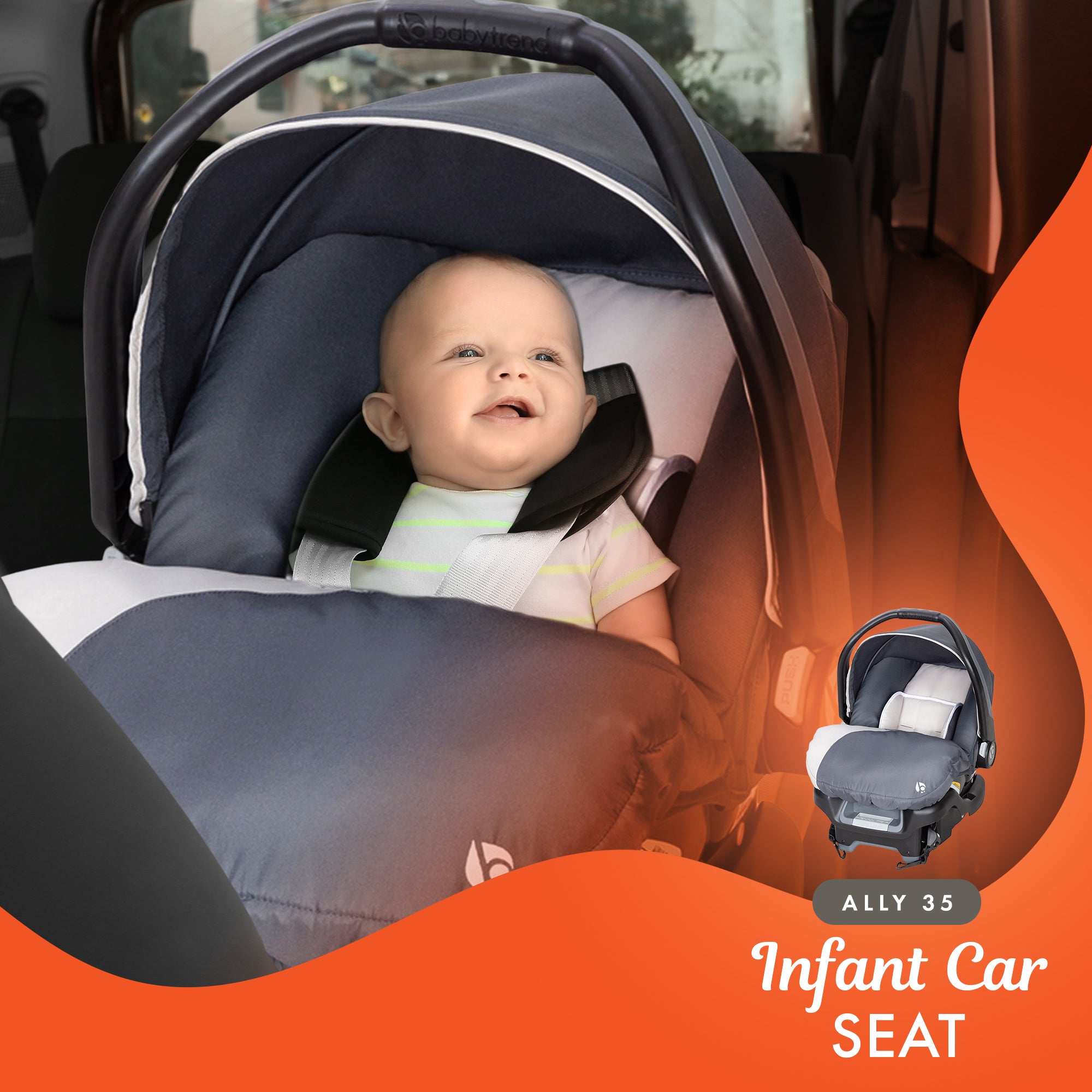 Baby Trend Sit N' Stand Travel Double Baby Stroller w/ Single Car Seat, Magnolia - Smart-nests