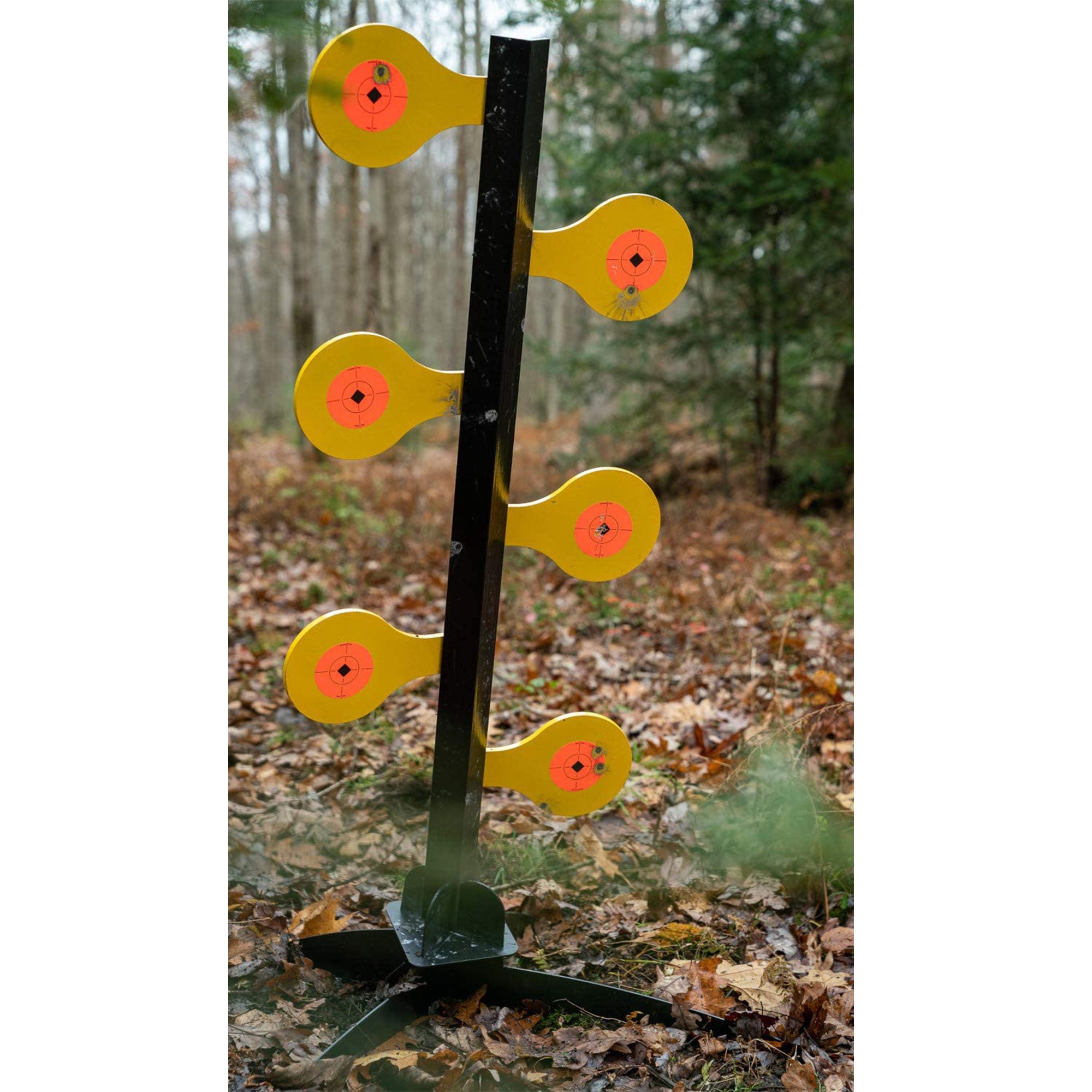Birchwood Casey World of Targets 49in Handgun Dueling Tree Steel Shooting Target - Smart-nests