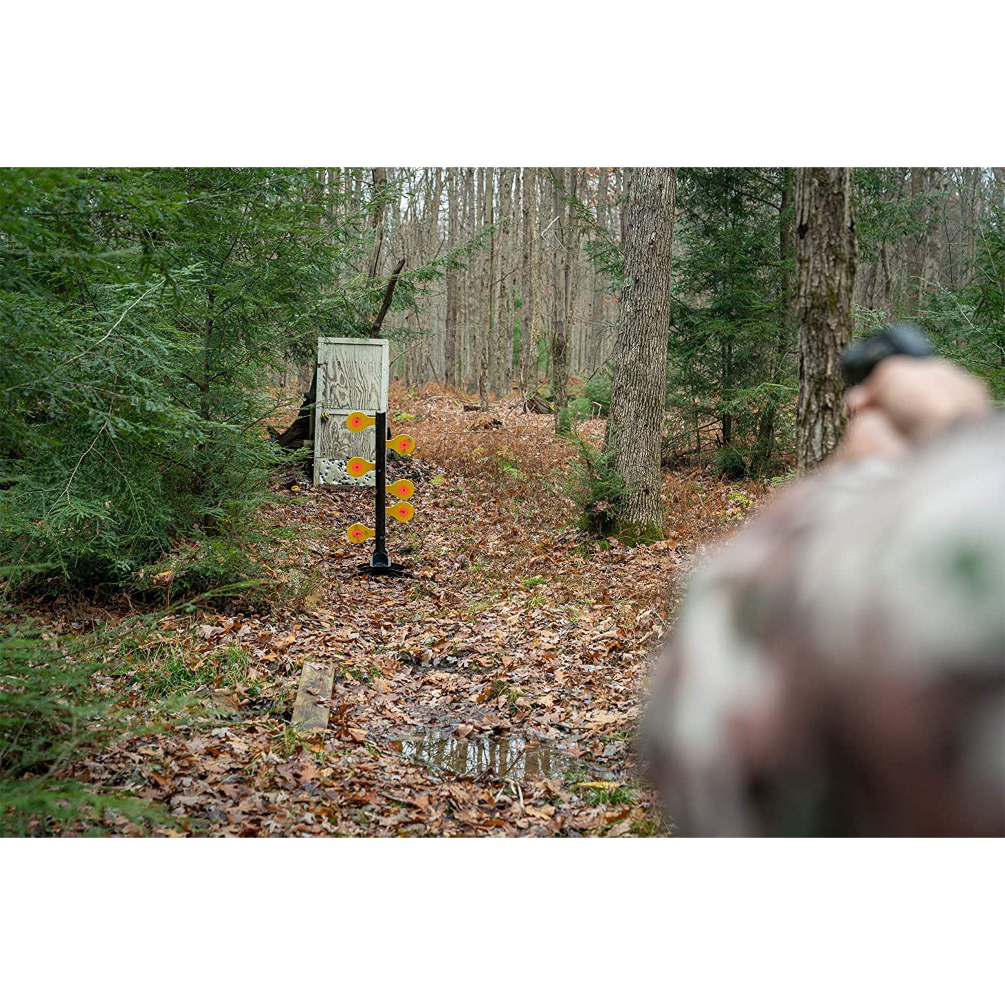 Birchwood Casey World of Targets 49in Handgun Dueling Tree Steel Shooting Target - Smart-nests
