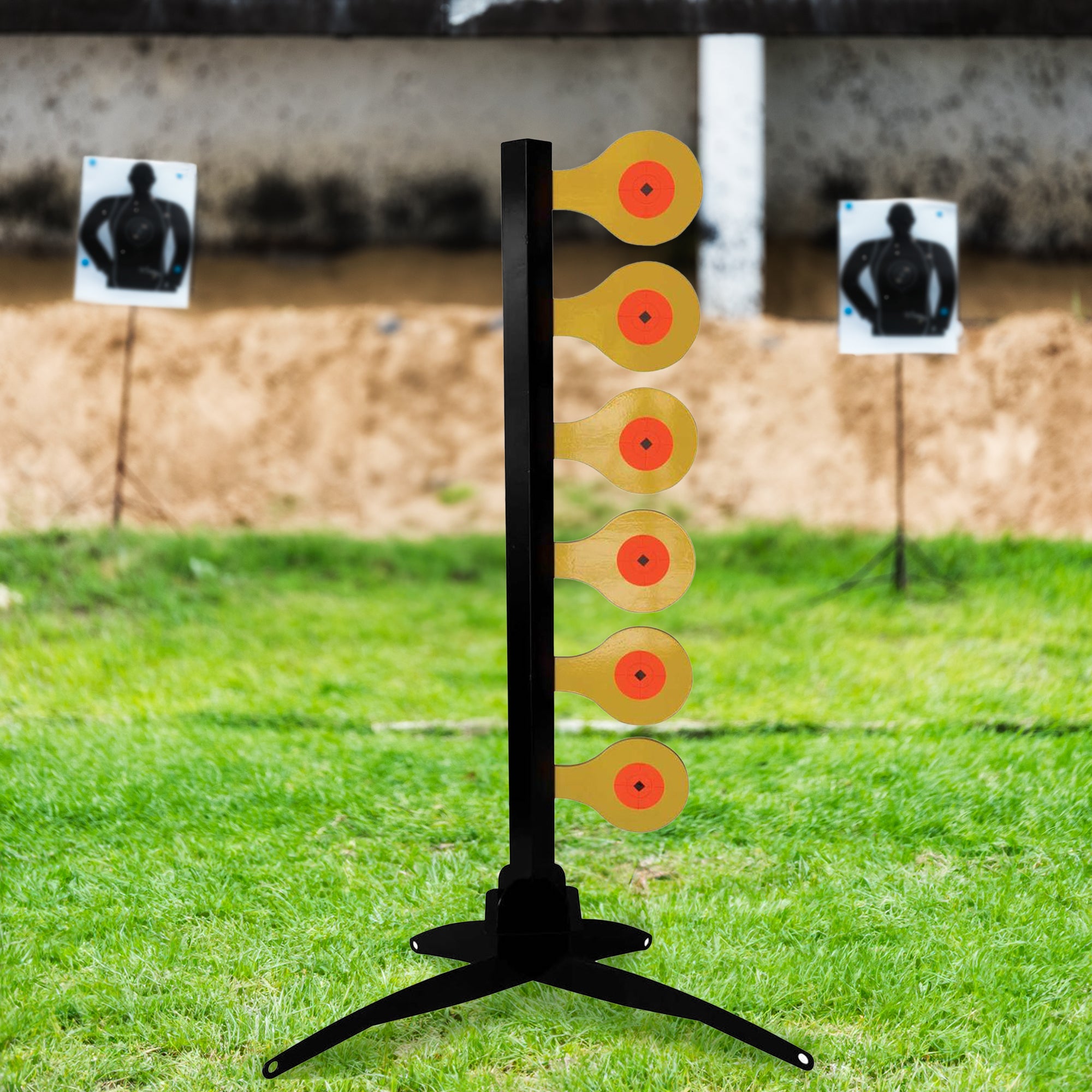 Birchwood Casey World of Targets 49in Handgun Dueling Tree Steel Shooting Target - Smart-nests