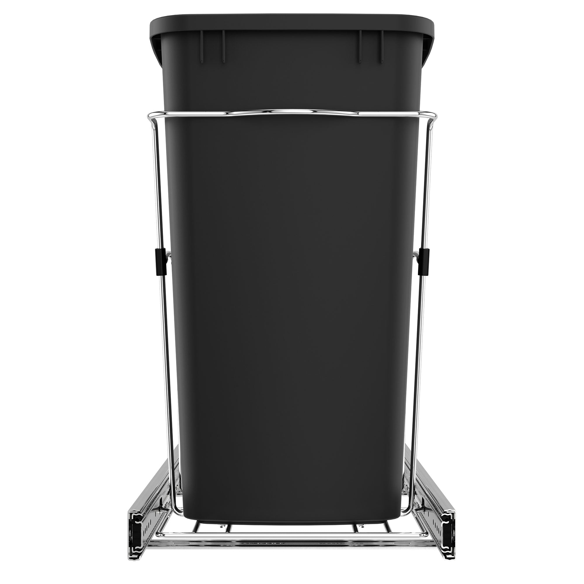 Rev-A-Shelf Pullout Trash Can 35 qt. for Kitchen Cabinets, Black, RV-12KD-18C S - Smart-nests