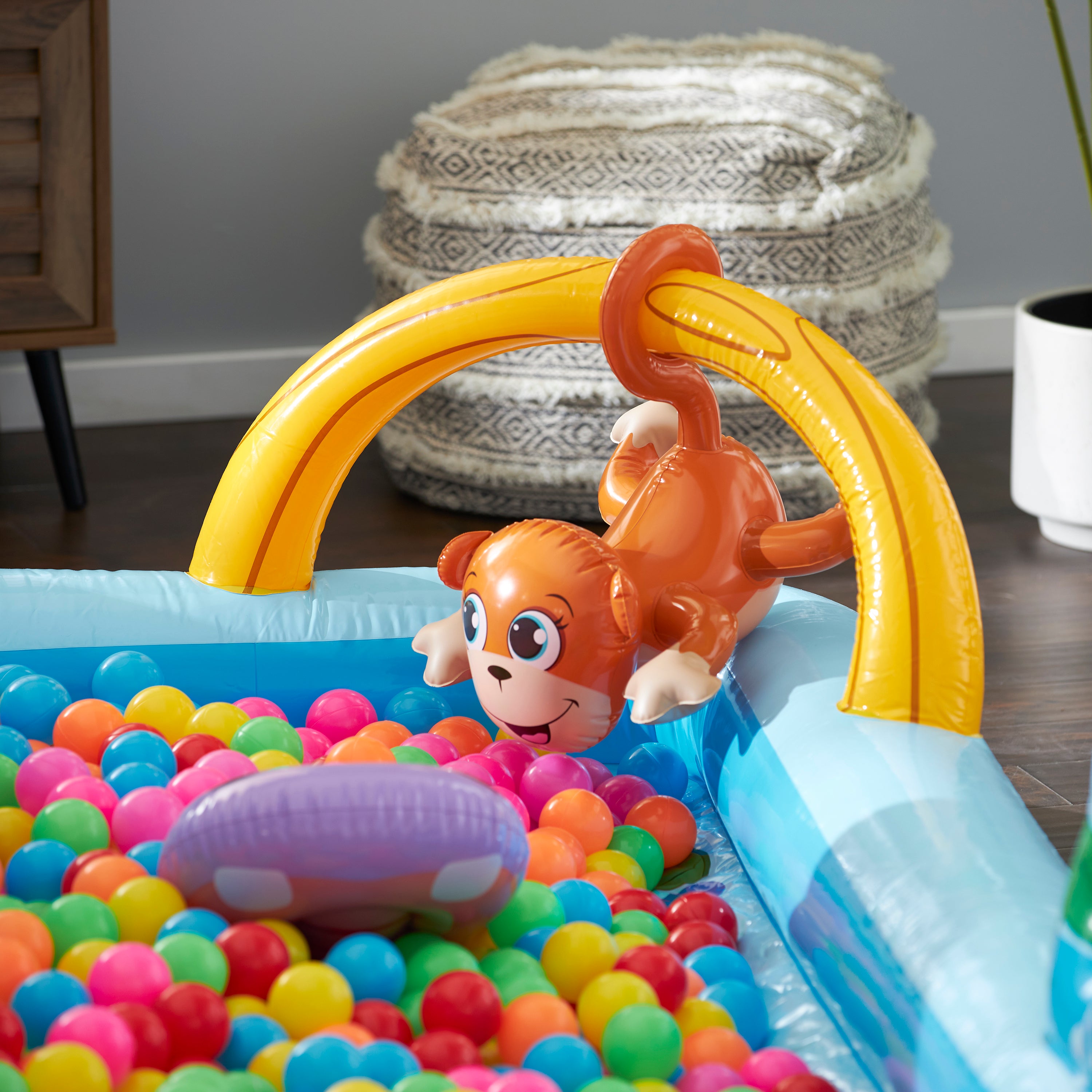 Intex 96" x 78" x 28" Inflatable Jungle Adventure Play Center Spray Kiddie Pool - Smart-nests