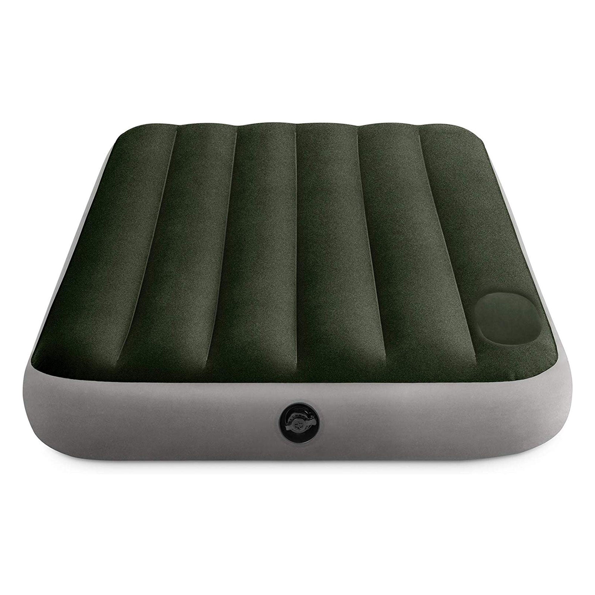 Intex Dura-Beam Standard Series Downy Airbed with Built-In Foot Pump, Full Size - Smart-nests