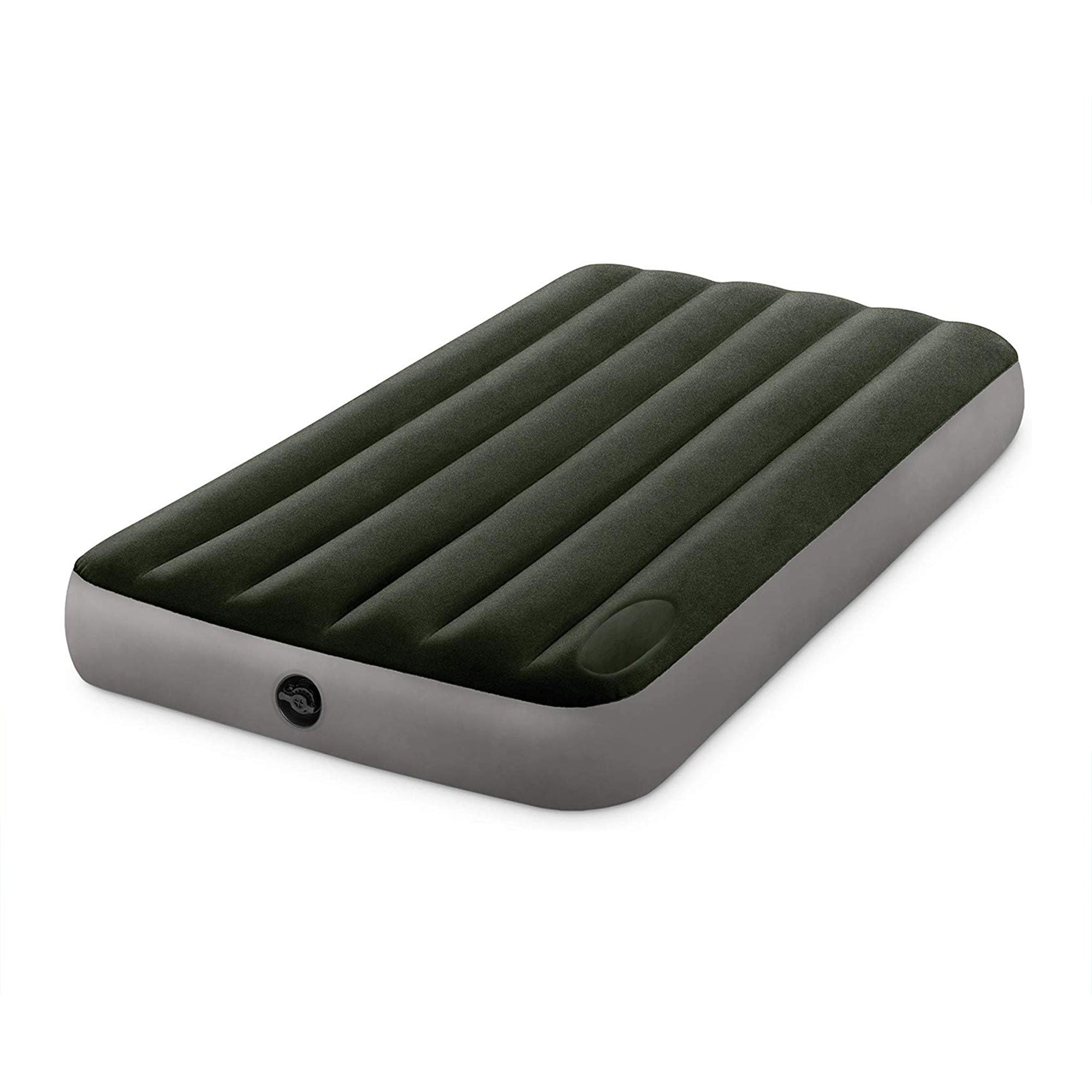 Intex Dura-Beam Standard Series Downy Airbed with Built-In Foot Pump, Full Size - Smart-nests