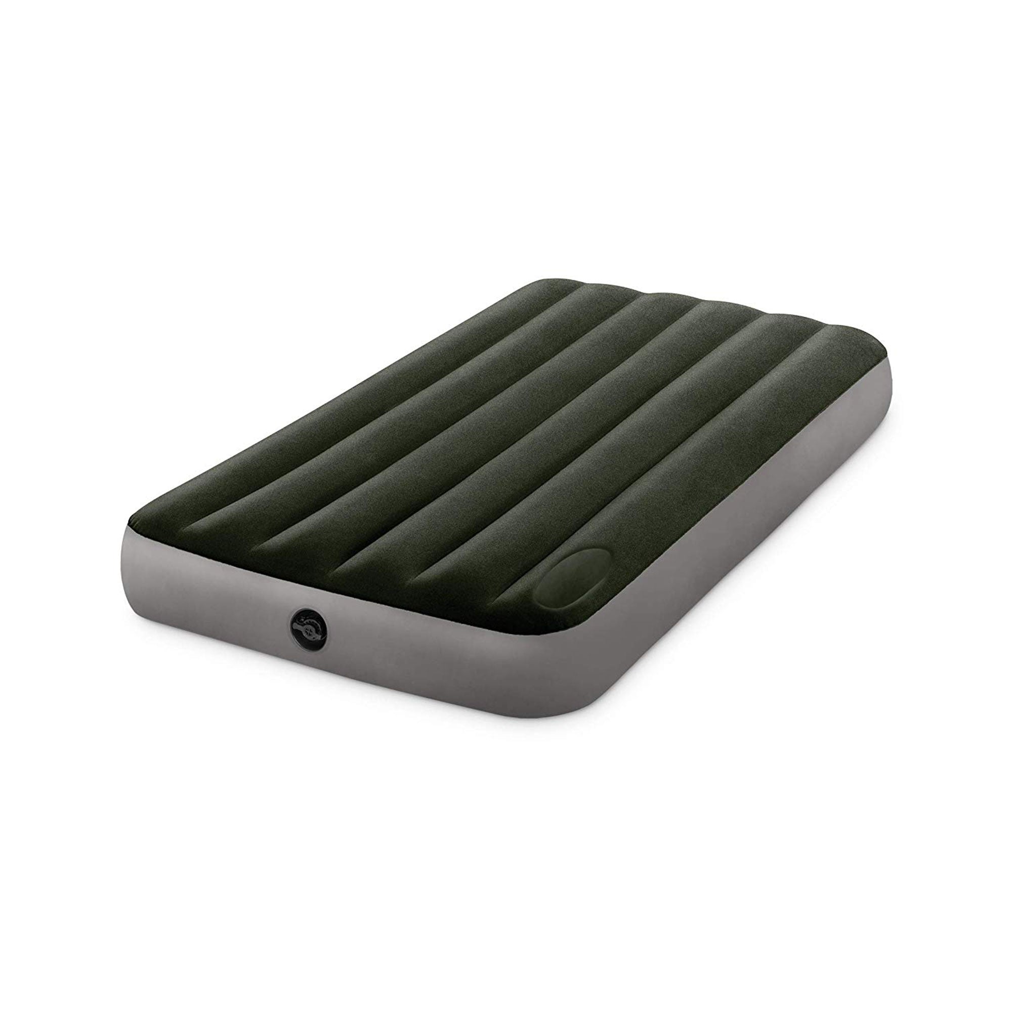 Intex 64763E Standard Dura Beam Downy Air Mattress Bed w/ Built In Pump, Queen - Smart-nests