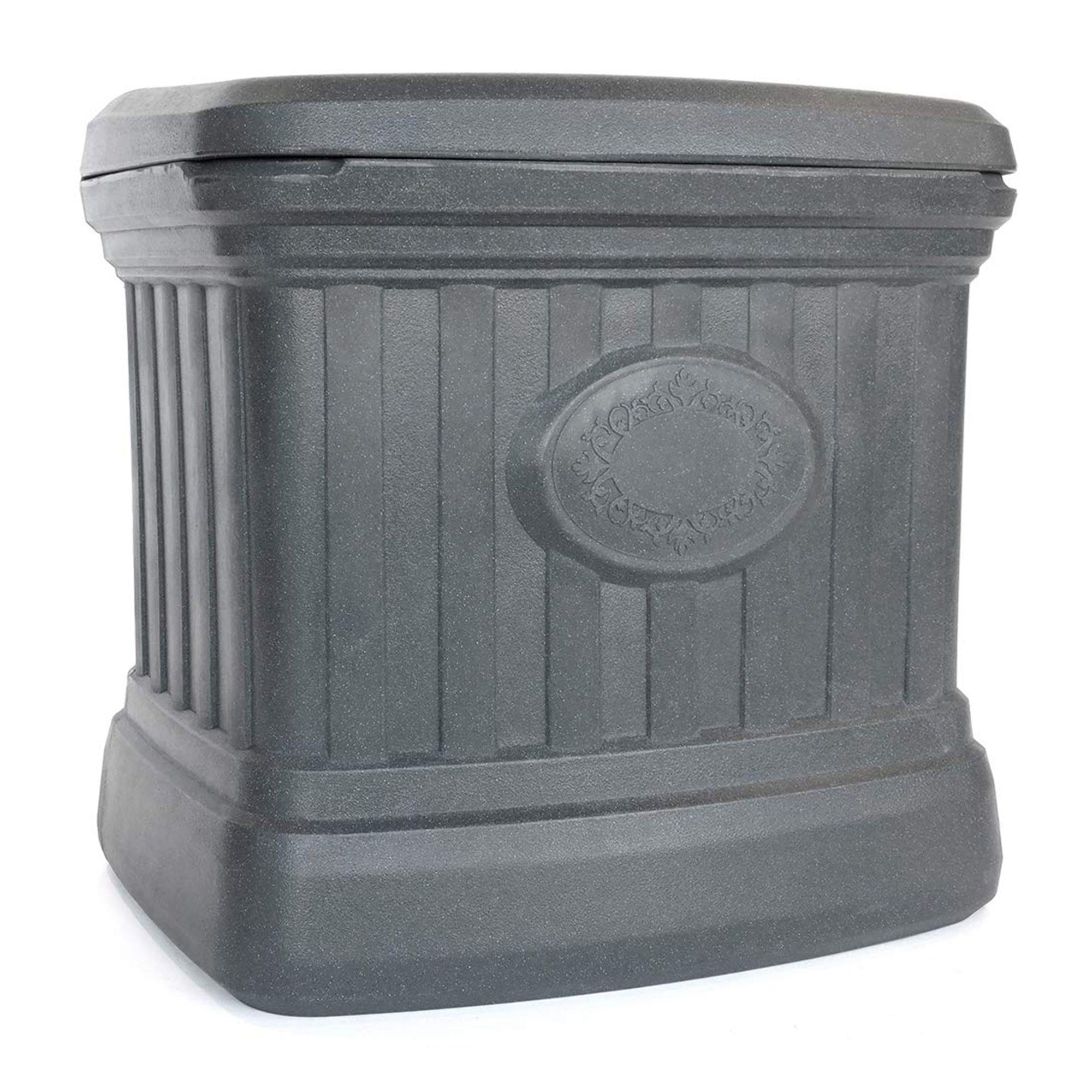 FCMP Outdoor SB120-GRY-S 26 Gallon Outdoor Utility Storage Bin Container, Gray - Smart-nests