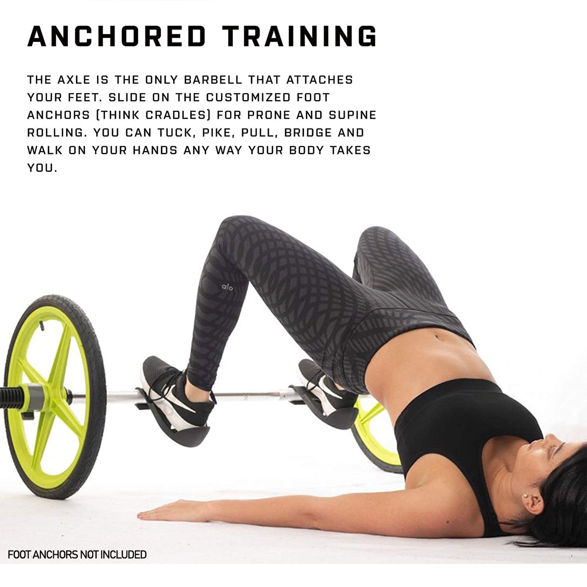 AXLE Lightweight Olympic Barbell with Weighted Plates, (Straps Not Included) - Smart-nests