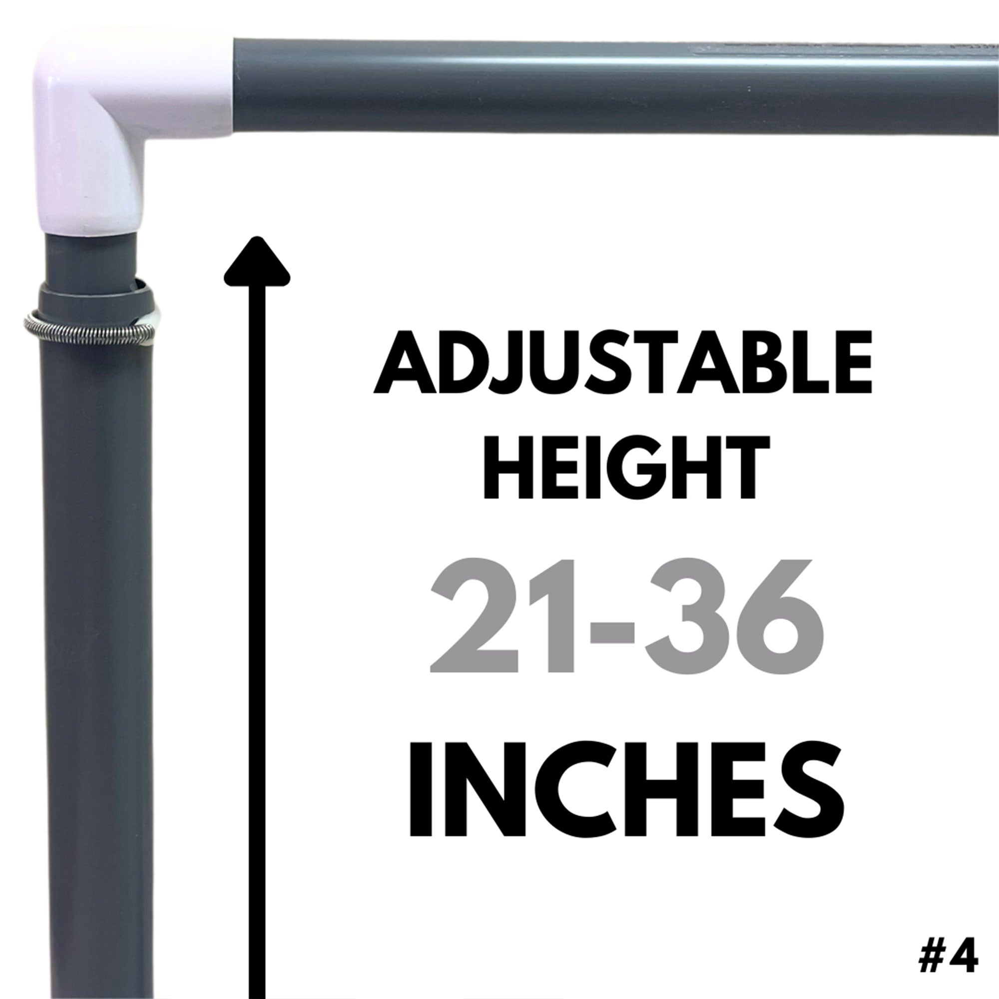 Prism Fitness 21-36 Inches Smart Adjustable-Height Workout Hurdles, Set of 3 - Smart-nests